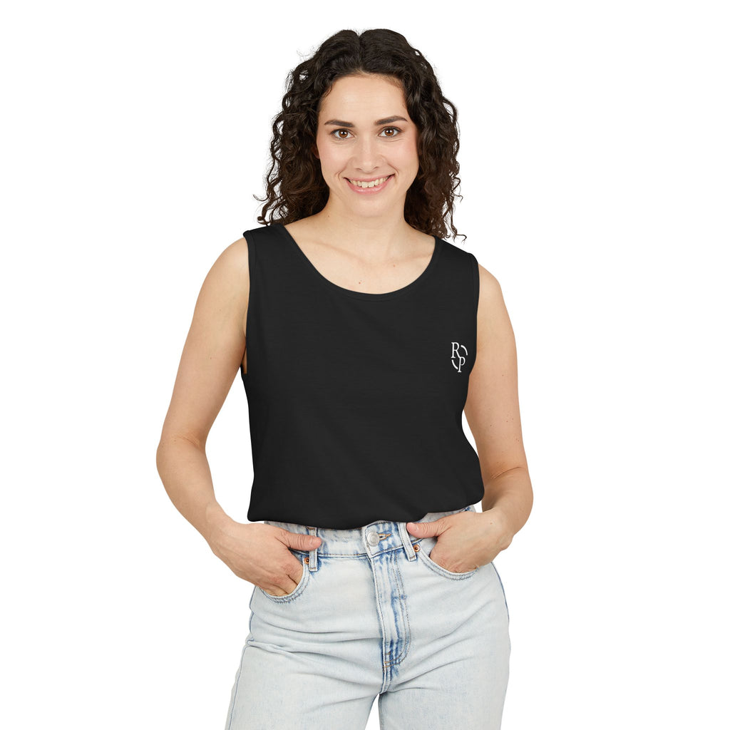 Garment-Dyed Tank Top, Summer Casual Wear, Beach Days, Workout Top, Great for Festivals, Unisex Apparel