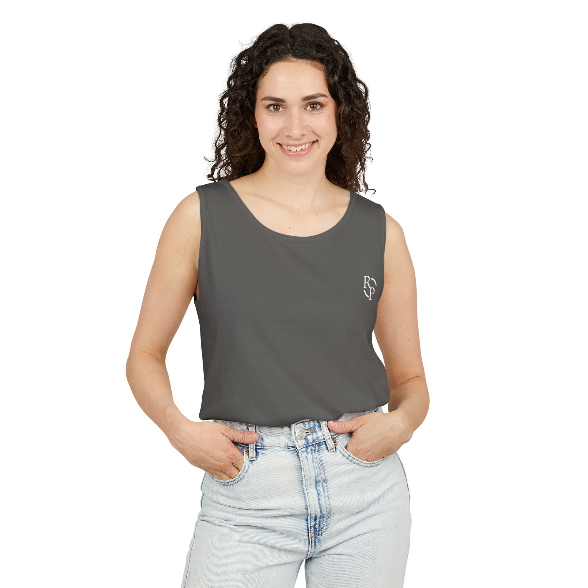 Garment-Dyed Tank Top, Summer Casual Wear, Beach Days, Workout Top, Great for Festivals, Unisex Apparel