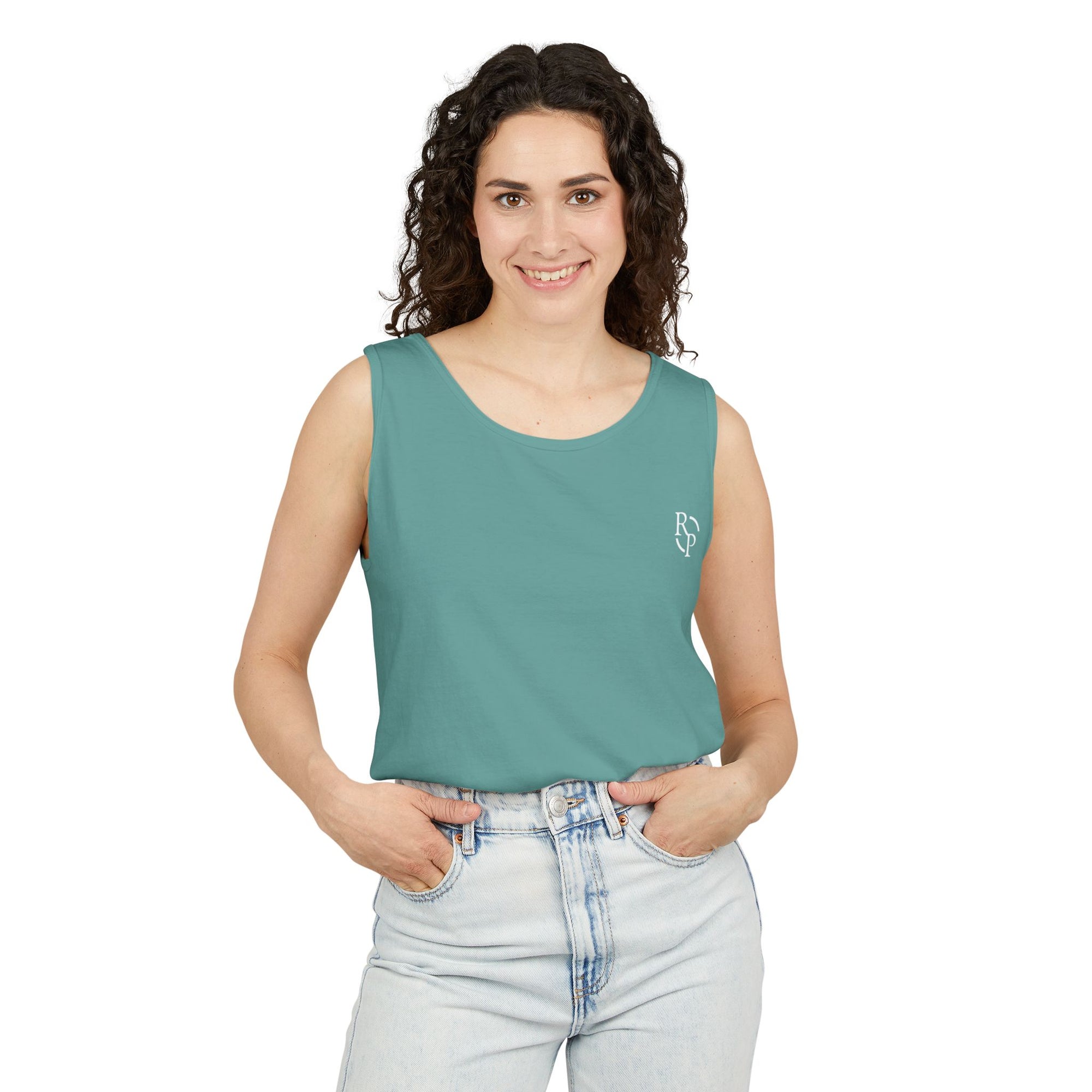 Garment-Dyed Tank Top, Summer Casual Wear, Beach Days, Workout Top, Great for Festivals, Unisex Apparel