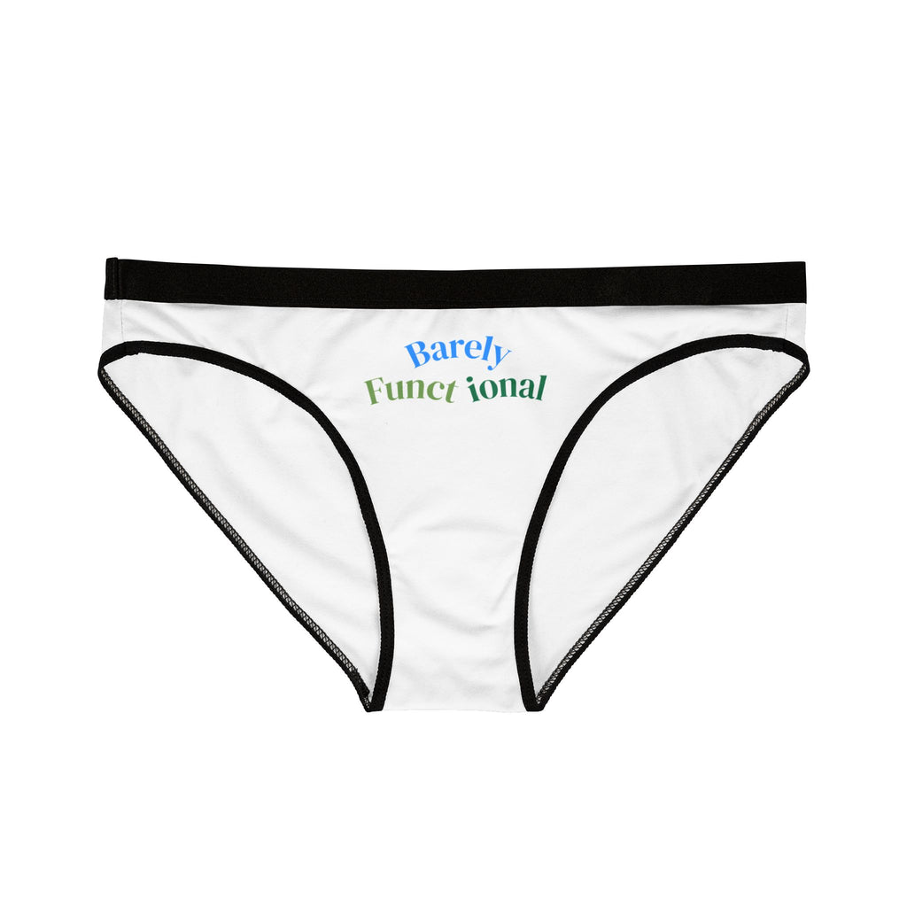 Barely Functional Women's Underwear | Fun & Comfy Briefs for Everyday Wear, Cute Lingerie, Gift for Her, Fashionable Undies, [...]