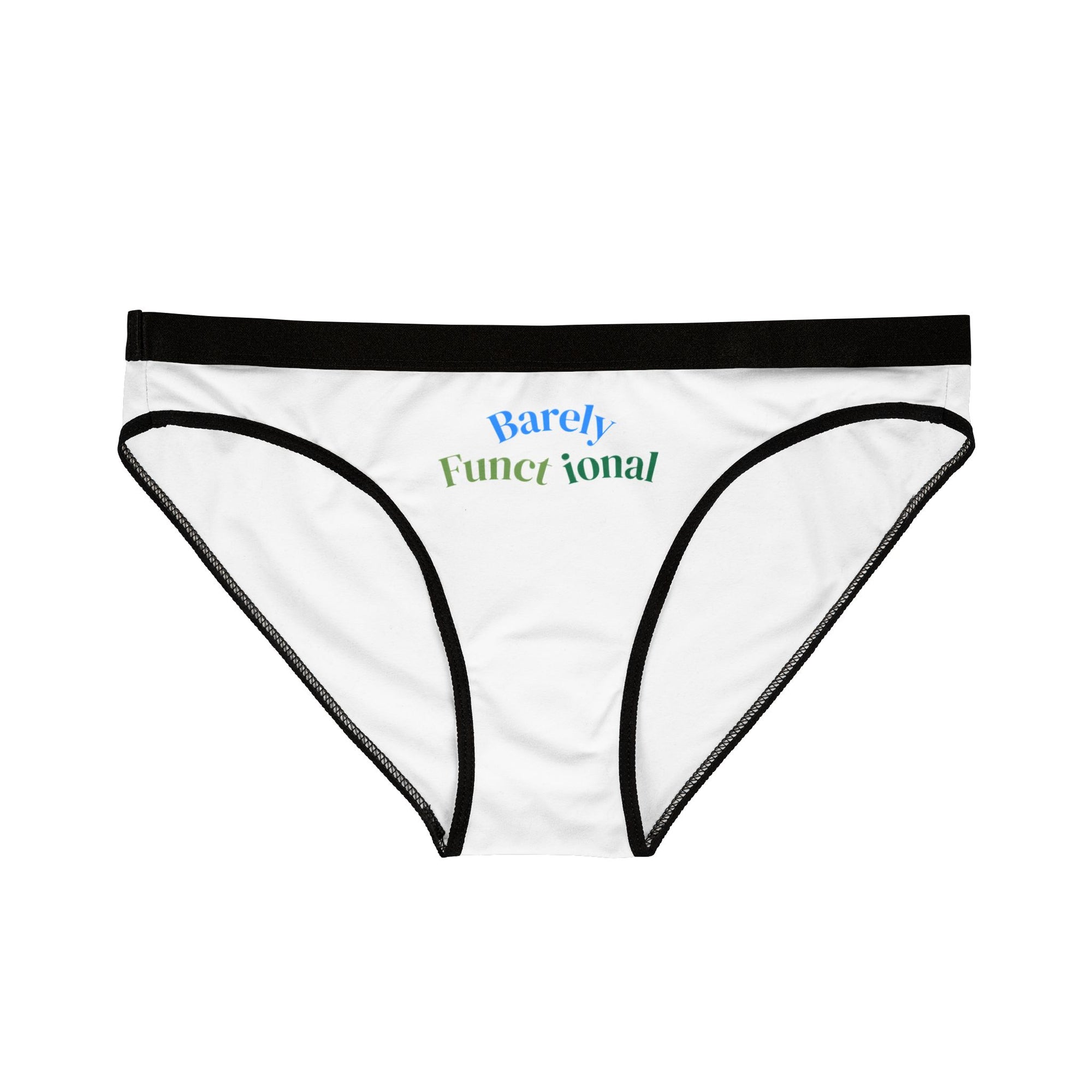 Barely Functional Women's Underwear | Fun & Comfy Briefs for Everyday Wear, Cute Lingerie, Gift for Her, Fashionable Undies, [...]