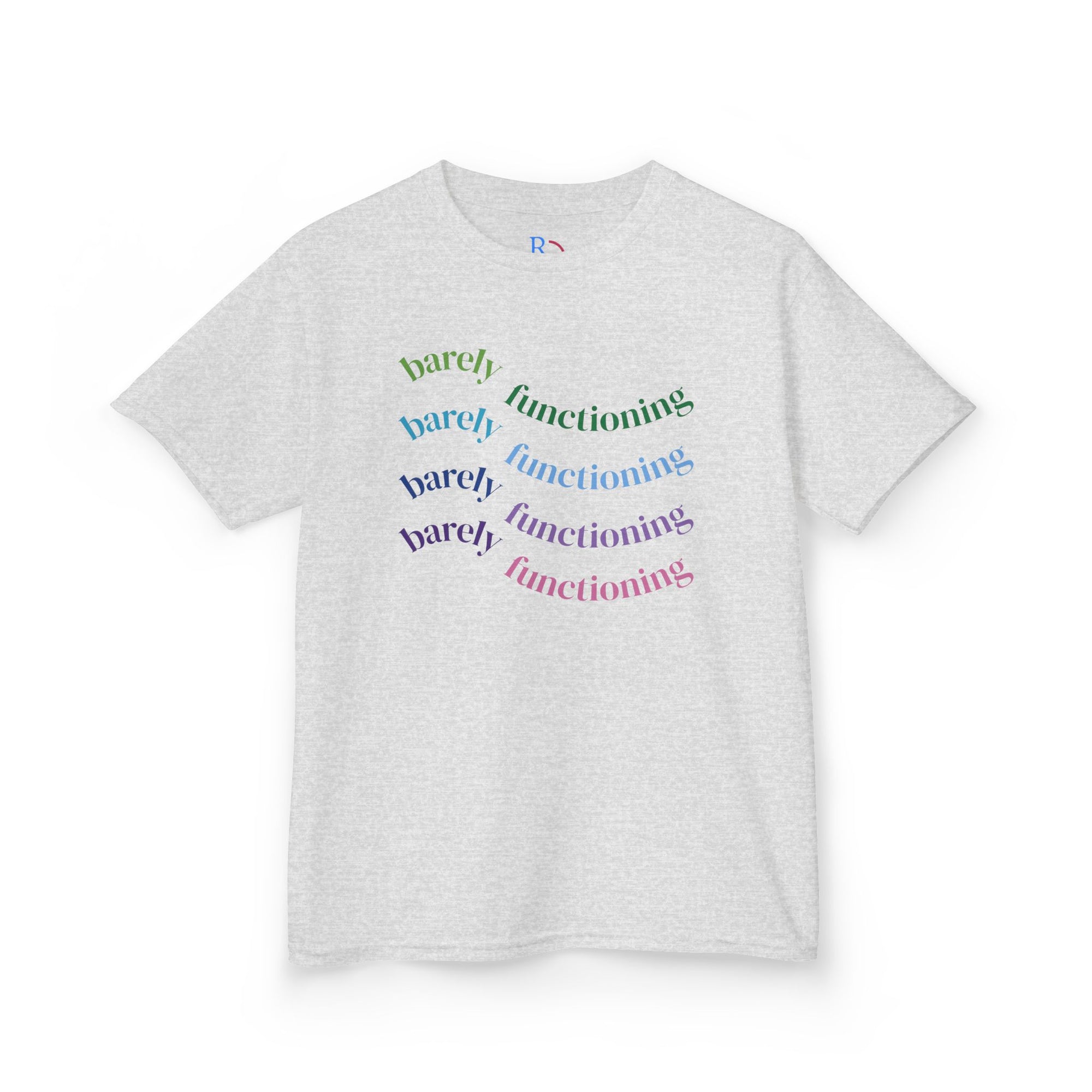 Colorful Kids Heavy Cotton Tee - Fun and Playful Graphic Tee for Everyday Wear, Birthday Gift, Age 4-12, Casual Playtime, Artsy Outfits