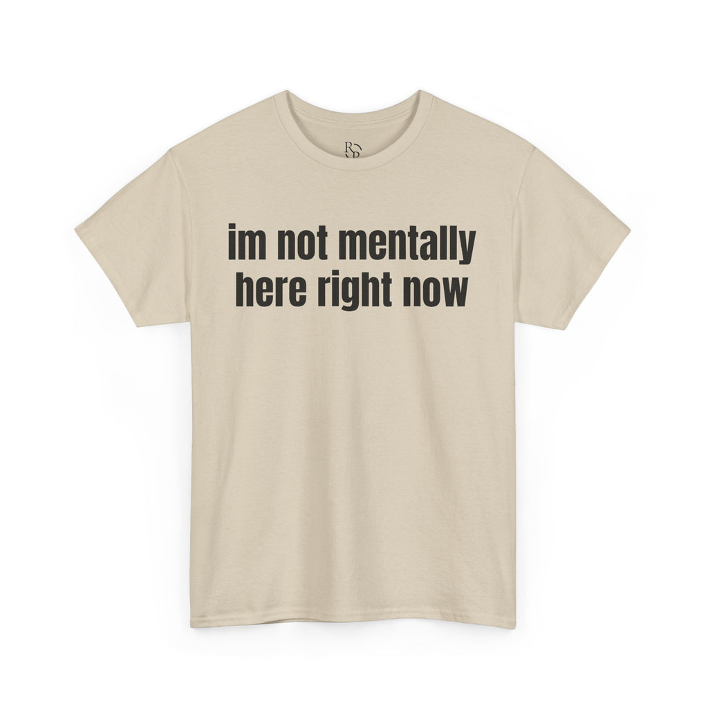 Unisex Heavy Cotton Tee, Casual Graphic Shirt, Humorous Tee, Comfortable Everyday Wear, Gift for Friends, Relaxed Fit Top