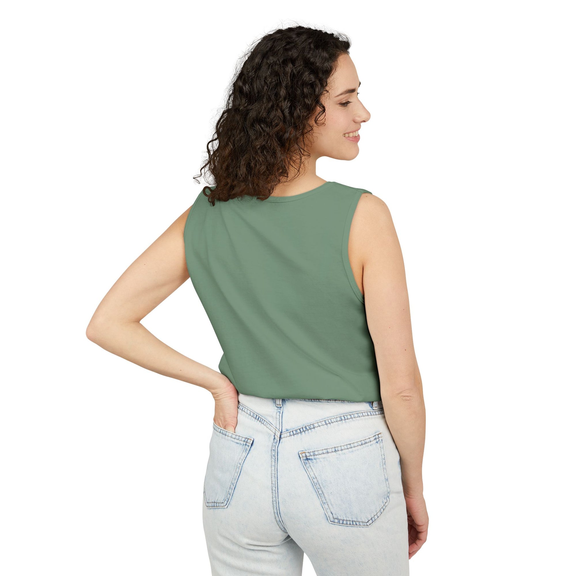Garment-Dyed Tank Top, Summer Casual Wear, Beach Days, Workout Top, Great for Festivals, Unisex Apparel