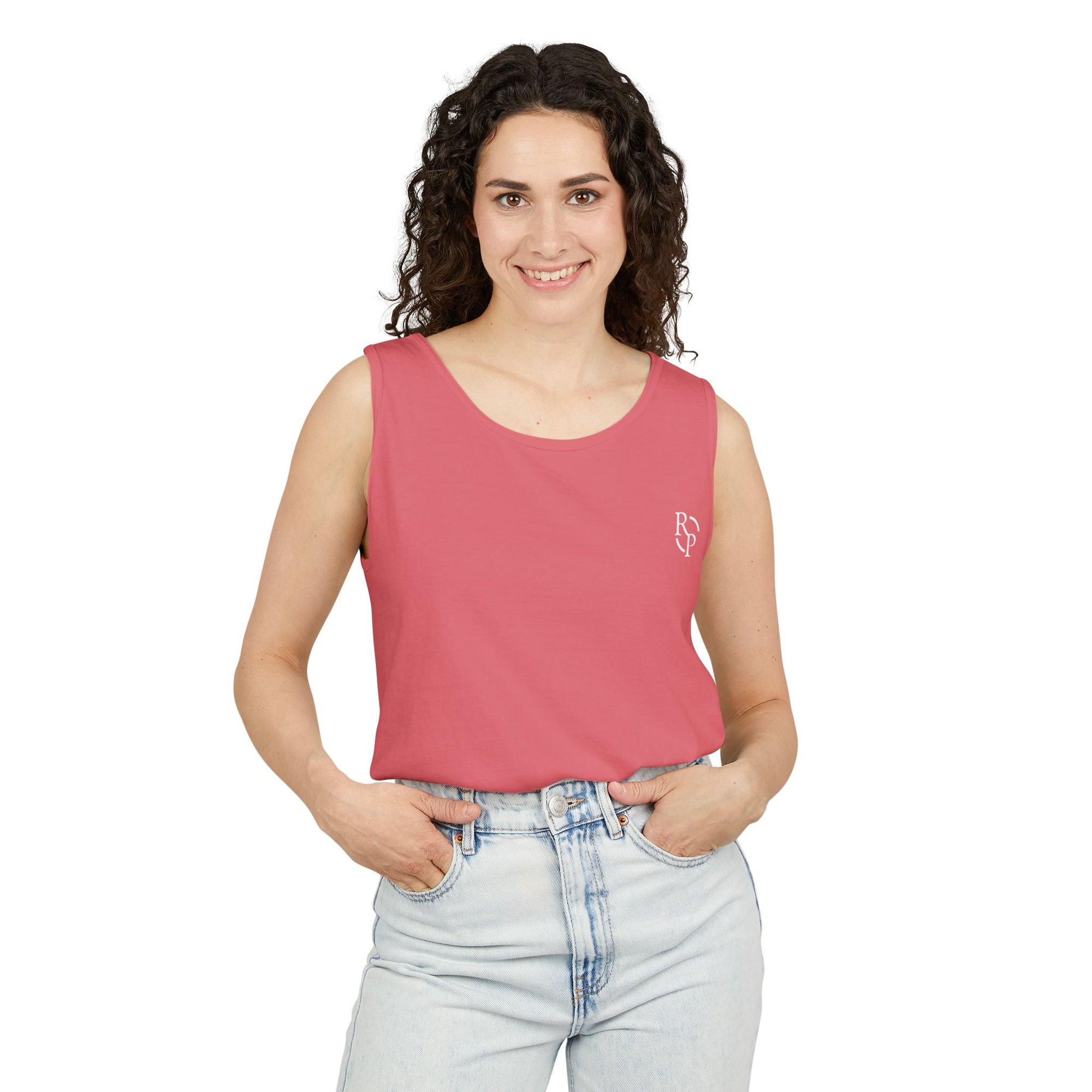 Garment-Dyed Tank Top, Summer Casual Wear, Beach Days, Workout Top, Great for Festivals, Unisex Apparel