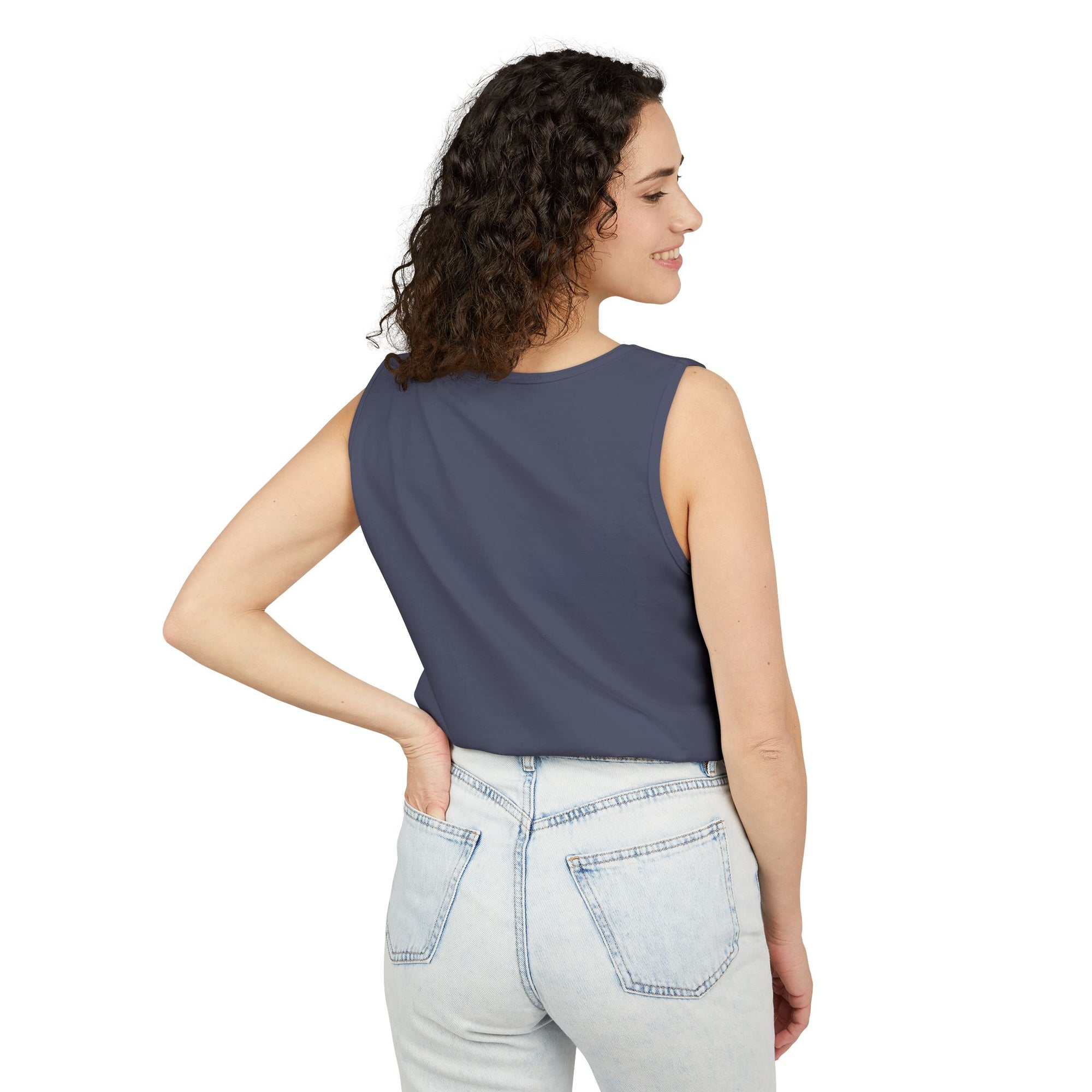 Garment-Dyed Tank Top, Summer Casual Wear, Beach Days, Workout Top, Great for Festivals, Unisex Apparel