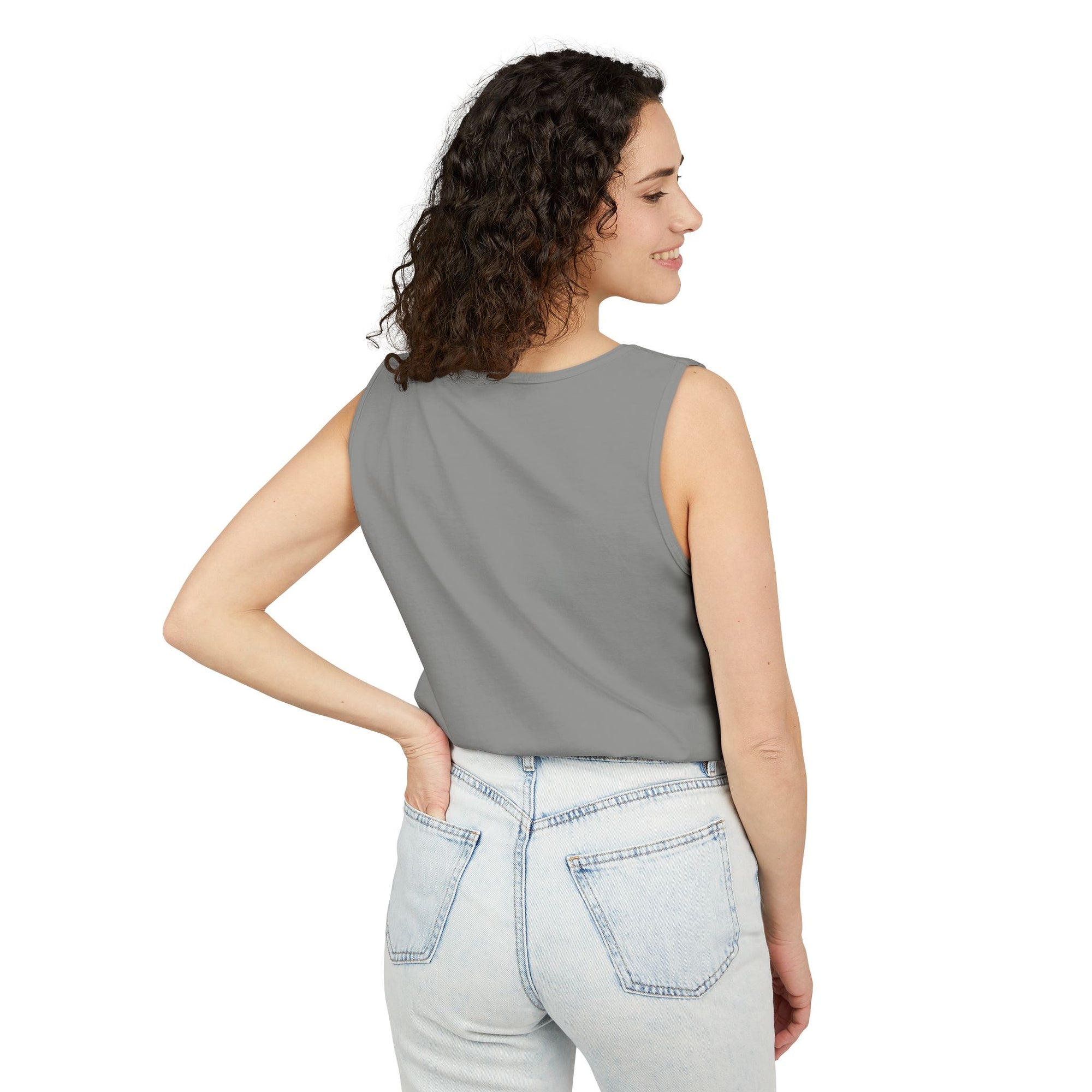 Garment-Dyed Tank Top, Summer Casual Wear, Beach Days, Workout Top, Great for Festivals, Unisex Apparel
