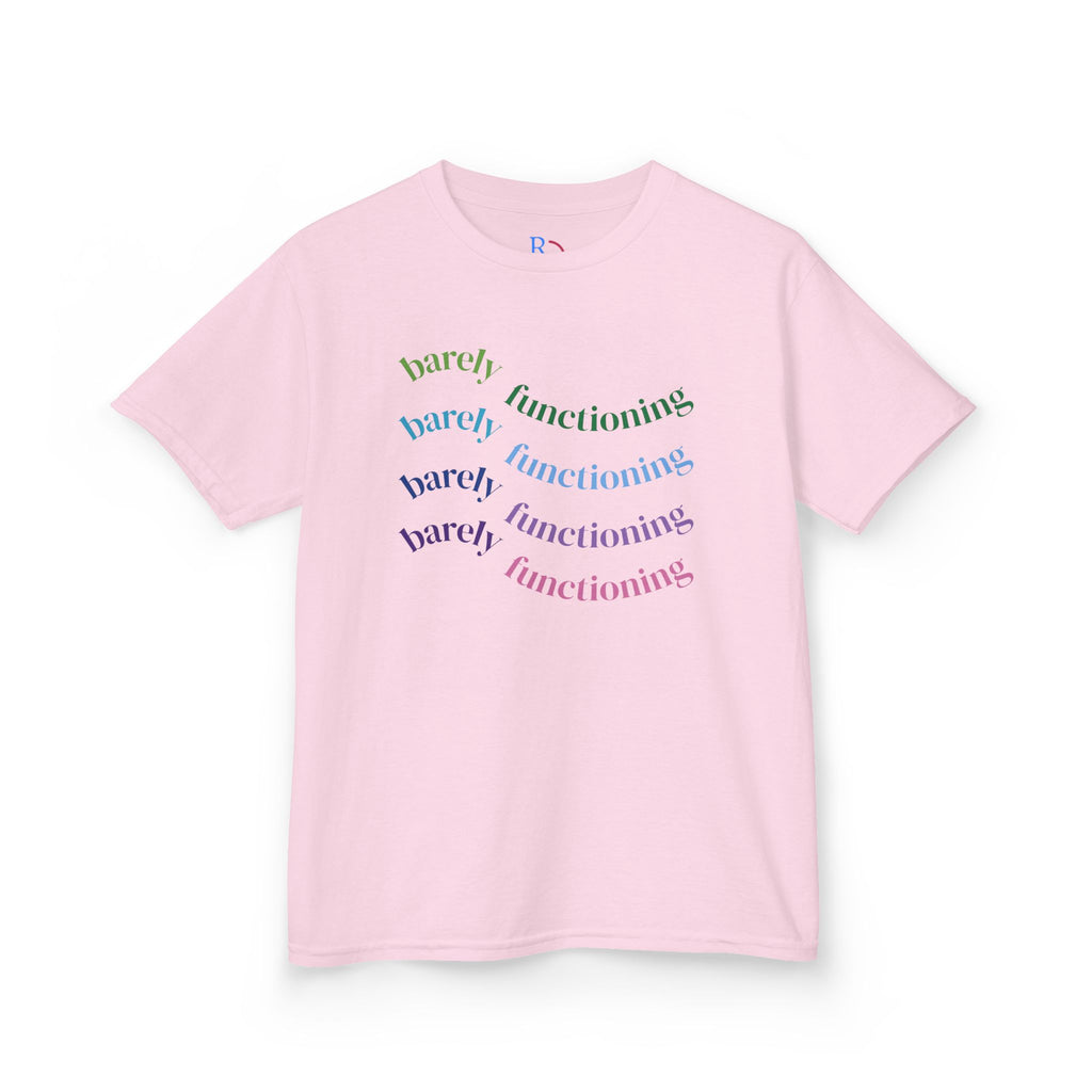 Colorful Kids Heavy Cotton Tee - Fun and Playful Graphic Tee for Everyday Wear, Birthday Gift, Age 4-12, Casual Playtime, Artsy Outfits