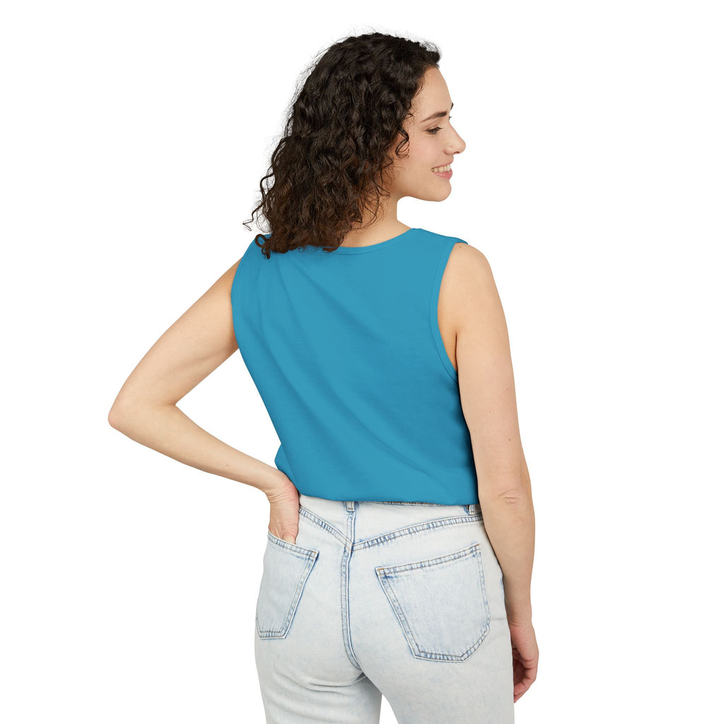 Garment-Dyed Tank Top, Summer Casual Wear, Beach Days, Workout Top, Great for Festivals, Unisex Apparel