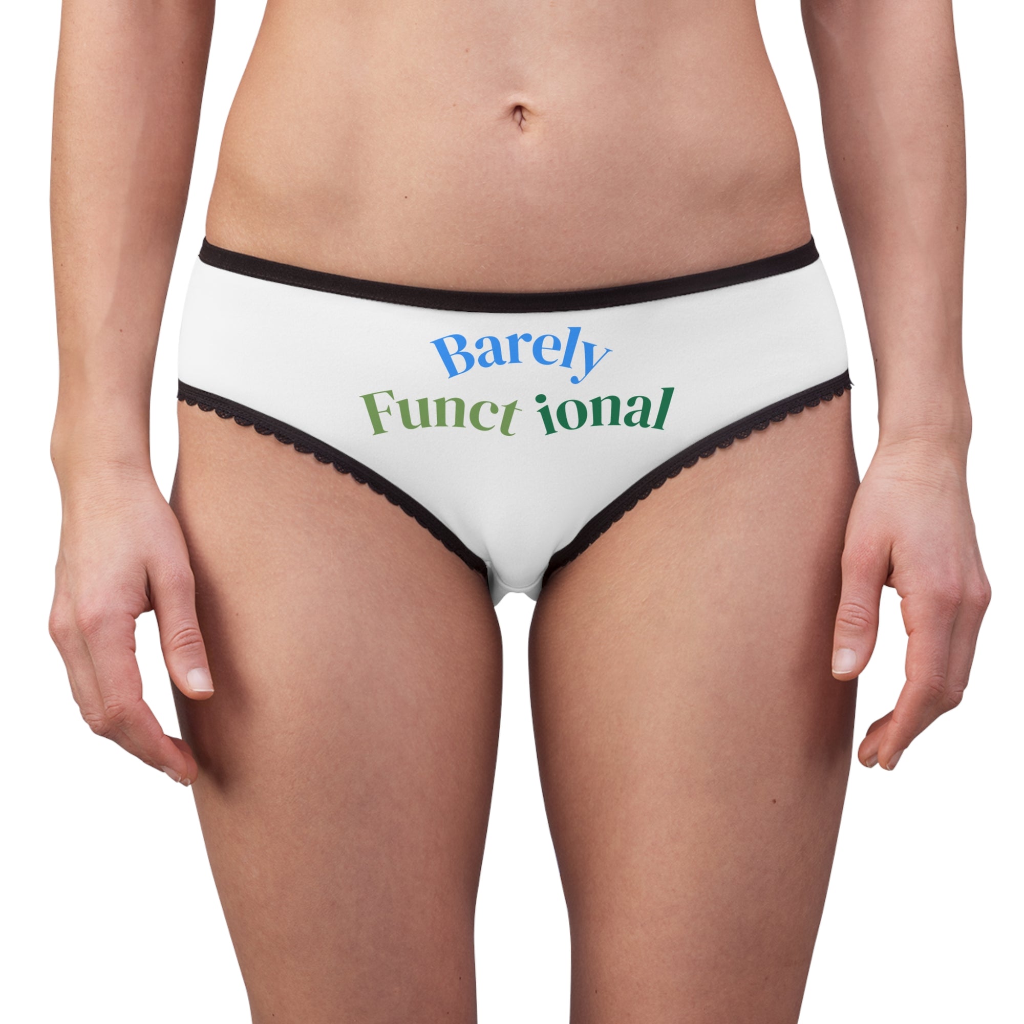 Funct ional Women's Briefs with Lace Trim - Cute & Comfy Underwear for Everyday Wear, Self-Care Gifts, Birthday, Valentine's Day, Relaxation