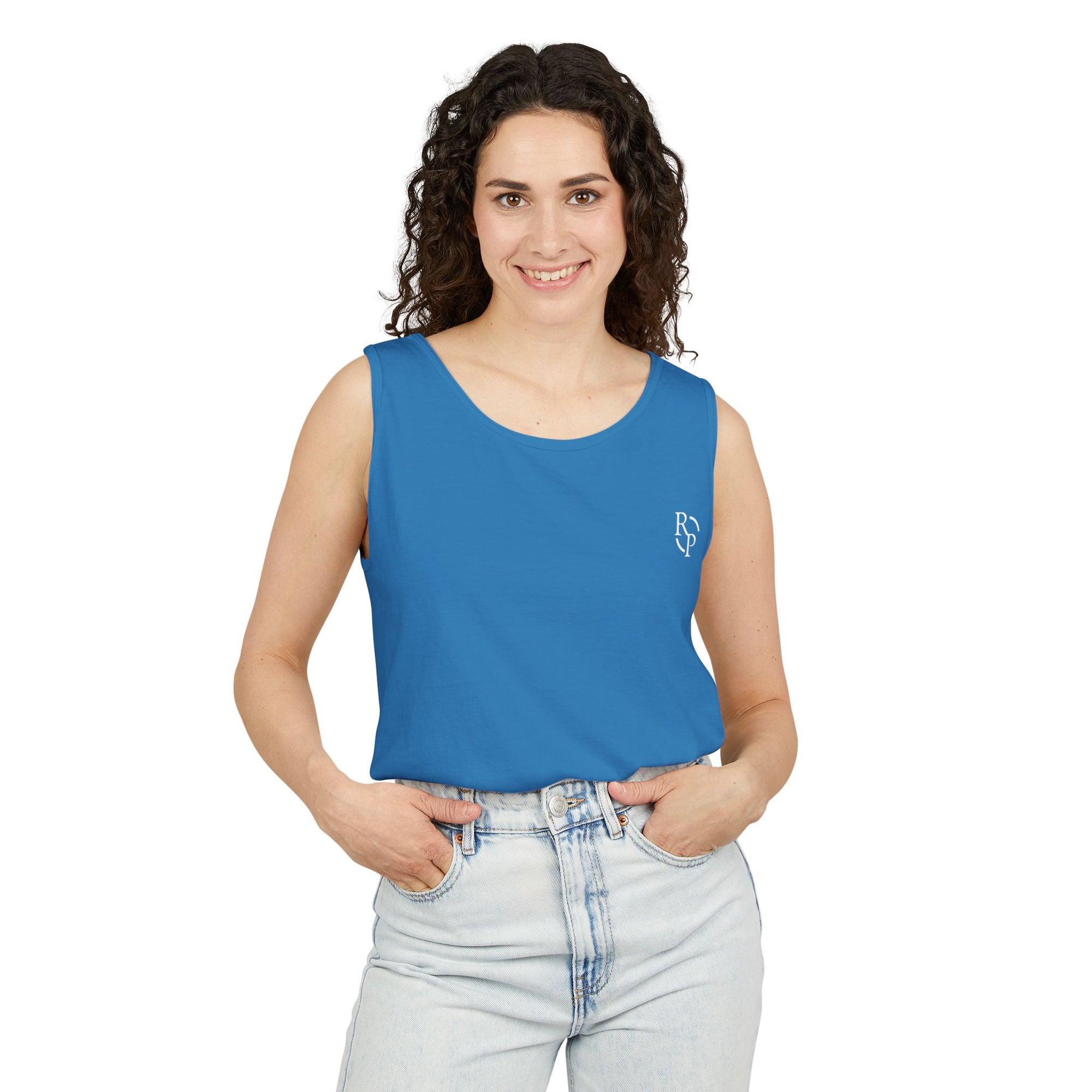 Garment-Dyed Tank Top, Summer Casual Wear, Beach Days, Workout Top, Great for Festivals, Unisex Apparel