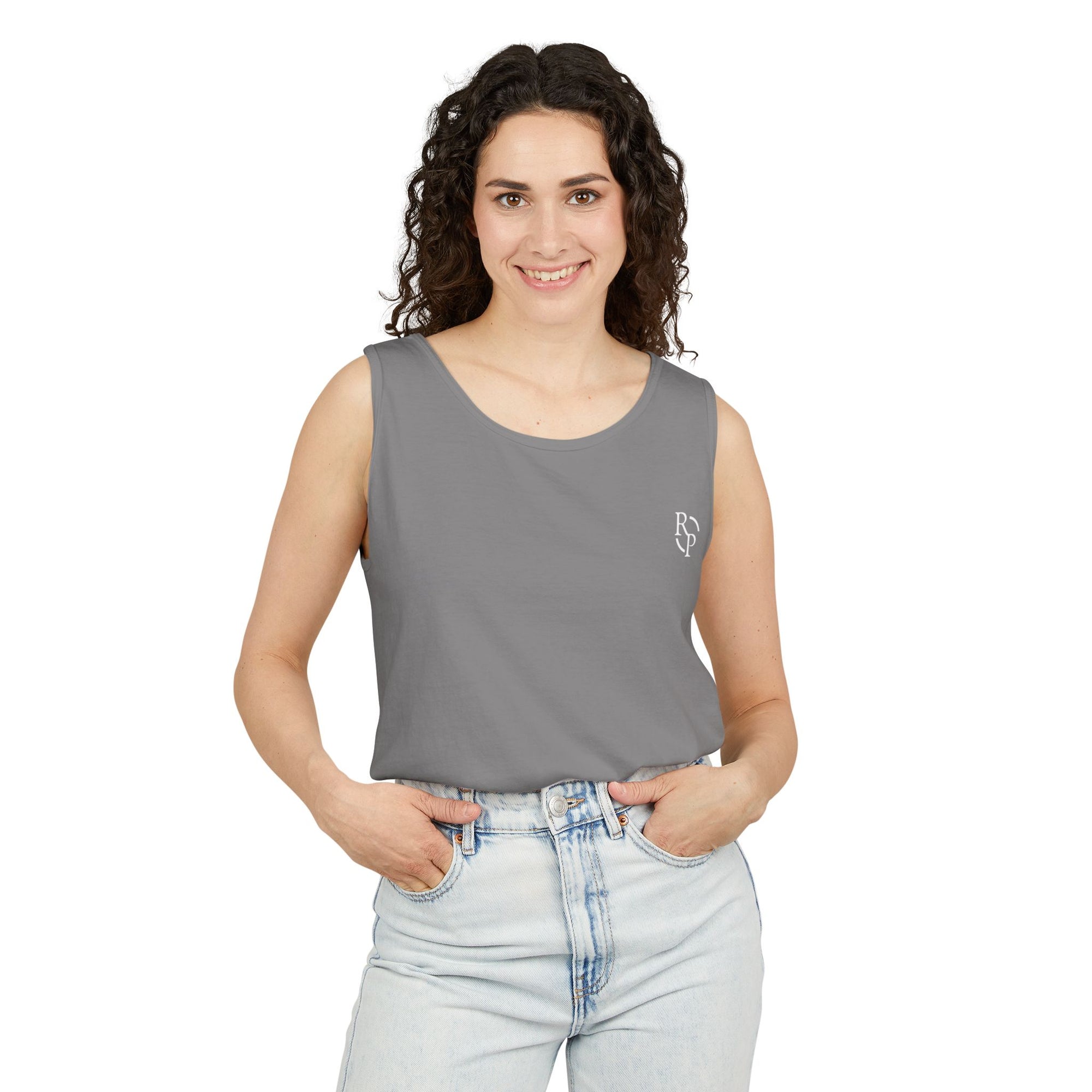 Garment-Dyed Tank Top, Summer Casual Wear, Beach Days, Workout Top, Great for Festivals, Unisex Apparel