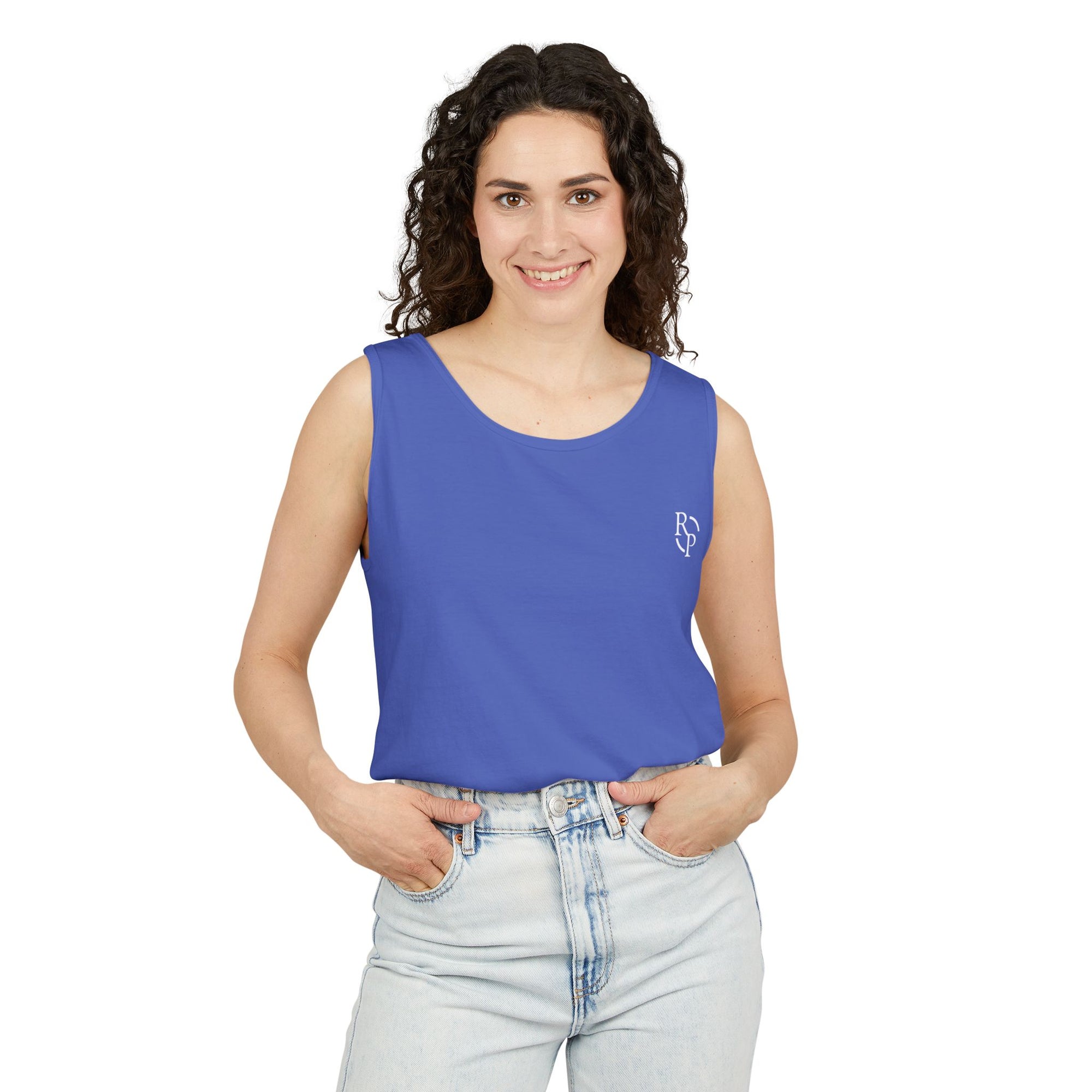 Garment-Dyed Tank Top, Summer Casual Wear, Beach Days, Workout Top, Great for Festivals, Unisex Apparel