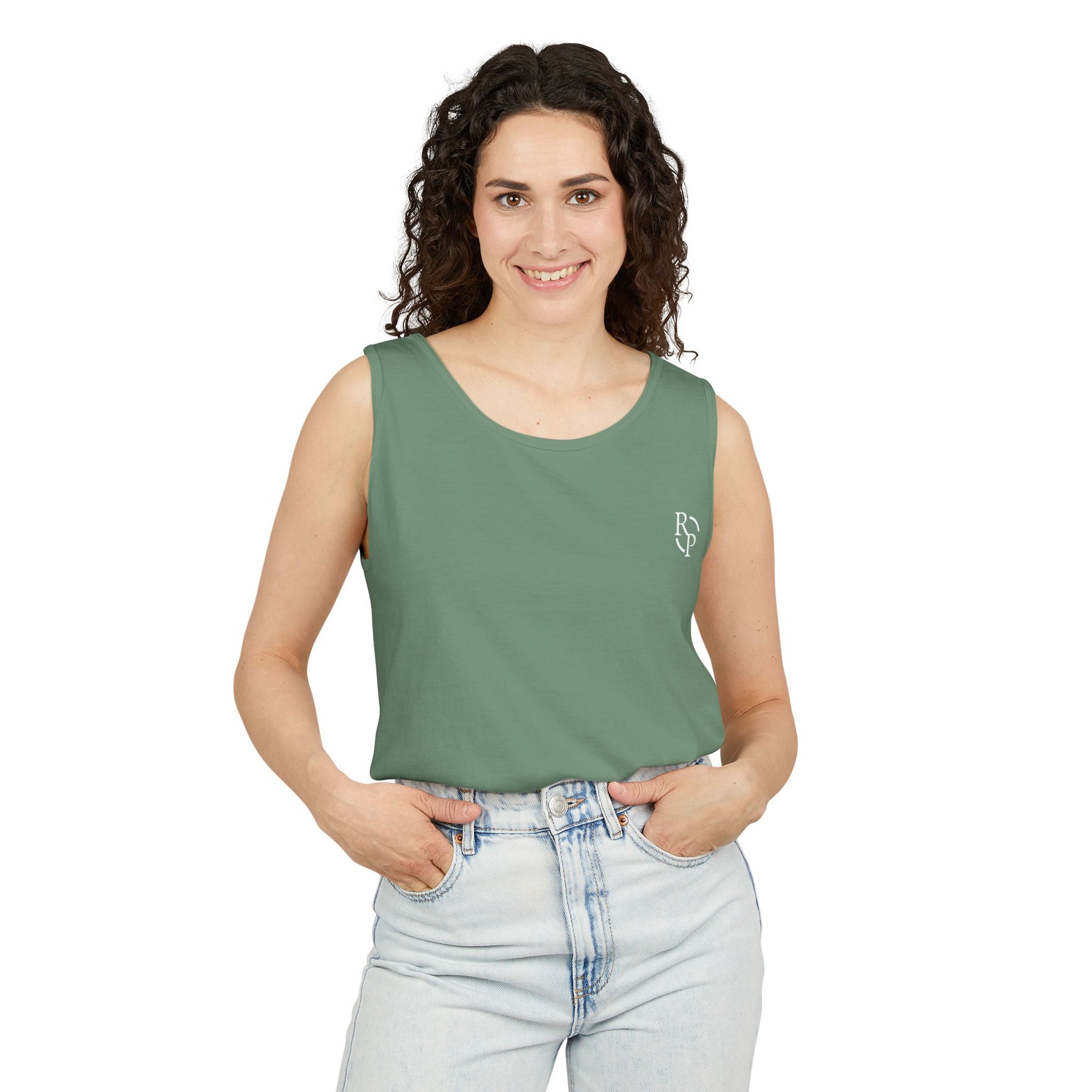 Garment-Dyed Tank Top, Summer Casual Wear, Beach Days, Workout Top, Great for Festivals, Unisex Apparel
