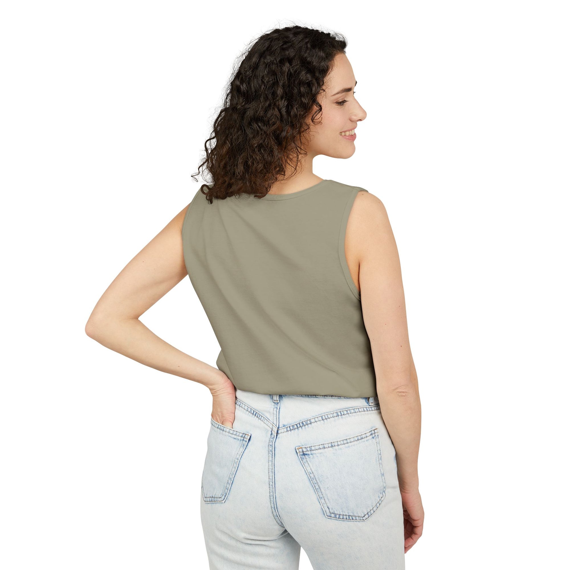 Garment-Dyed Tank Top, Summer Casual Wear, Beach Days, Workout Top, Great for Festivals, Unisex Apparel