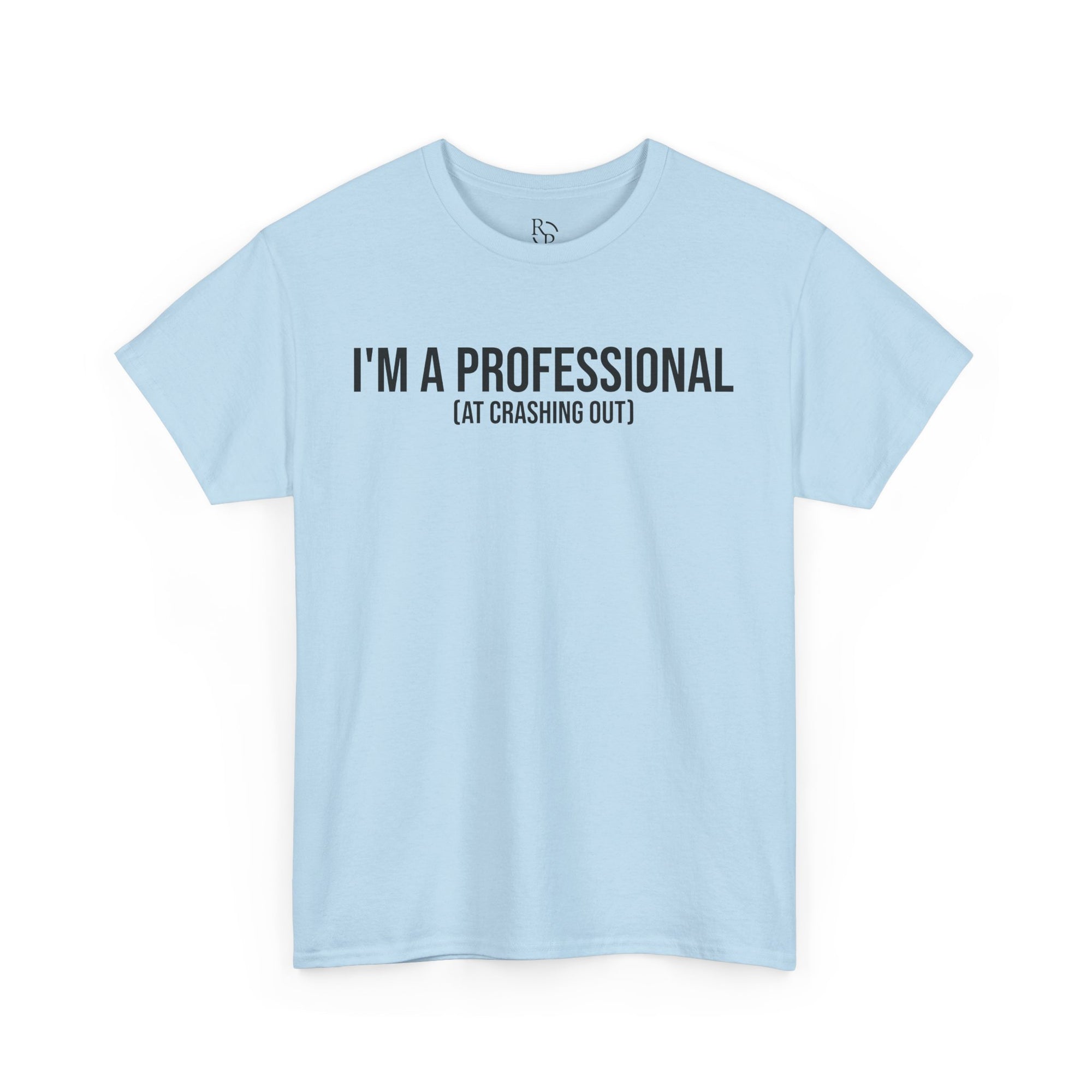 Funny Professional Crasher Tee, Unisex Heavy Cotton Tee, Gift for Friends, Casual Wear, Humor Shirt, Unique Present