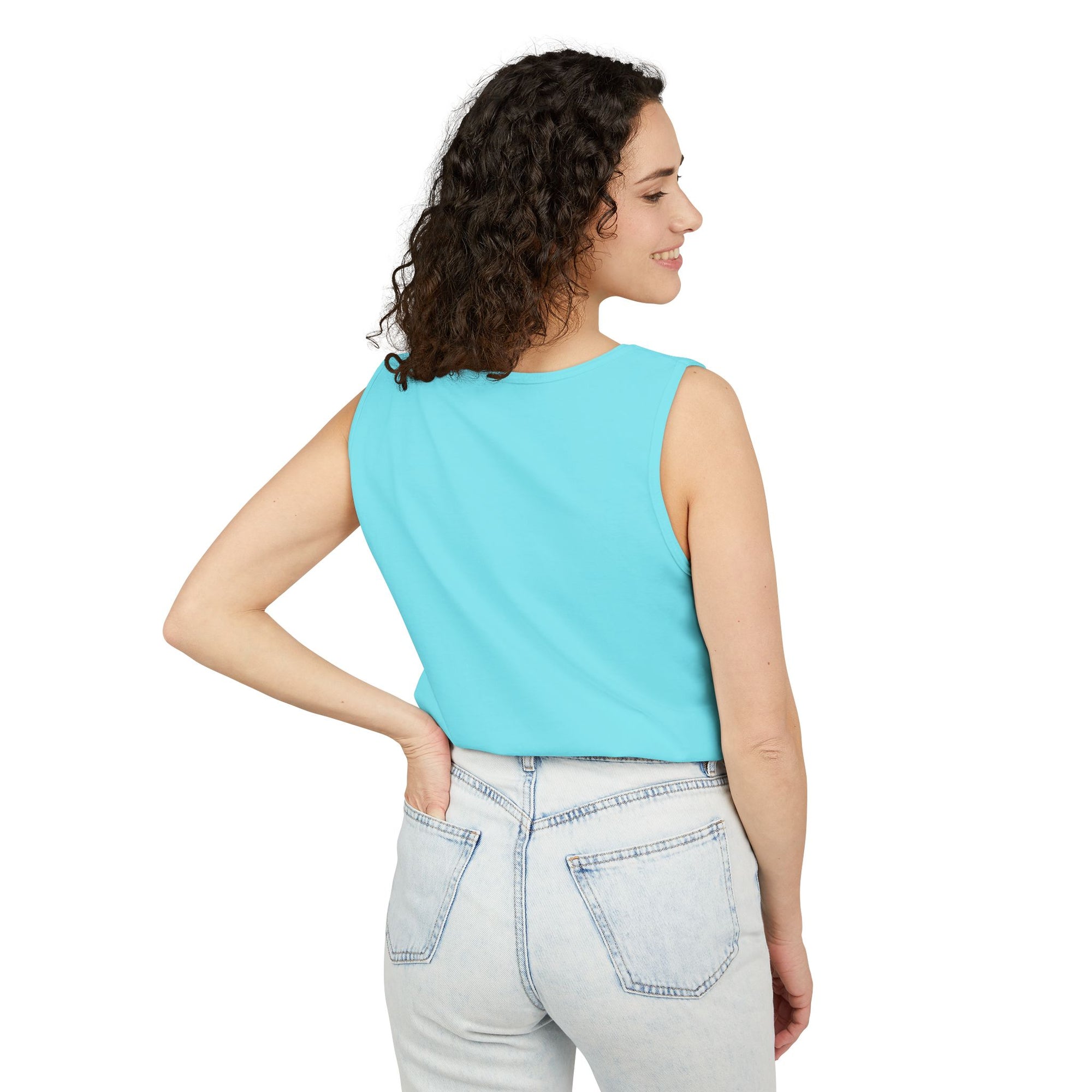 Garment-Dyed Tank Top, Summer Casual Wear, Beach Days, Workout Top, Great for Festivals, Unisex Apparel