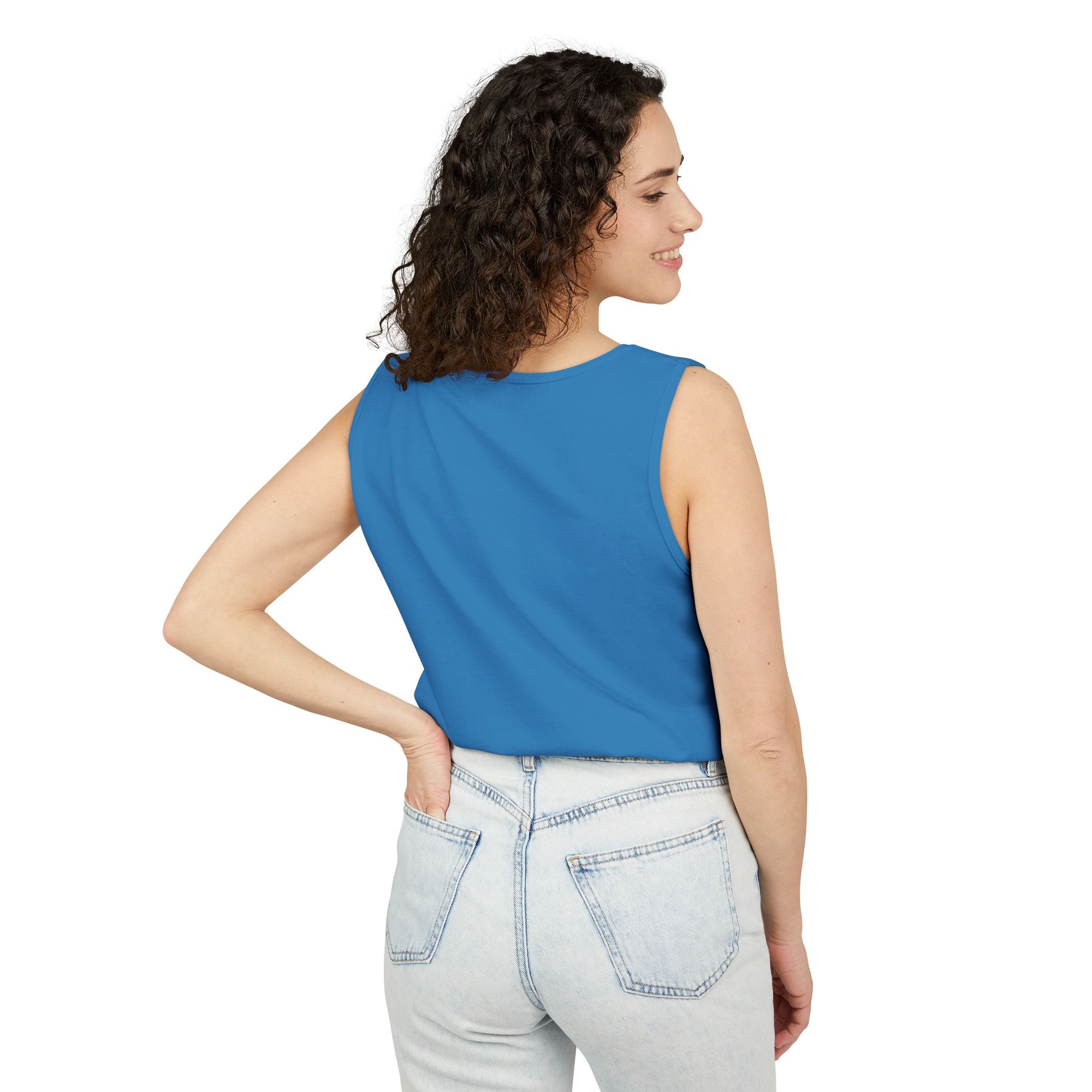 Garment-Dyed Tank Top, Summer Casual Wear, Beach Days, Workout Top, Great for Festivals, Unisex Apparel