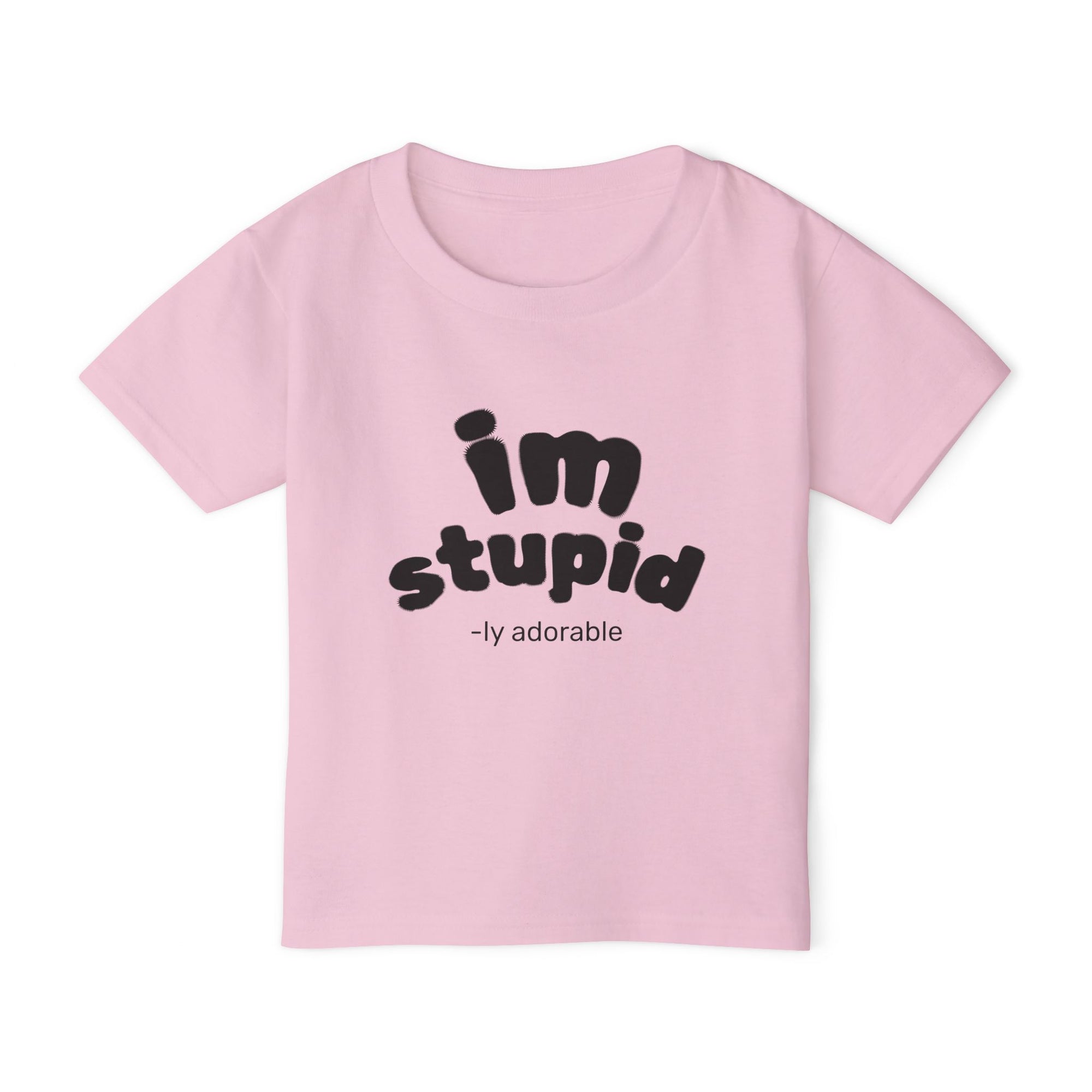 Playful Toddler T-Shirt: 'I'm Stupid-ly Adorable' Humor Gift for Kids, Cute Birthday Shirt, Funny Parenting Apparel, Baby Shower Gift, [...]
