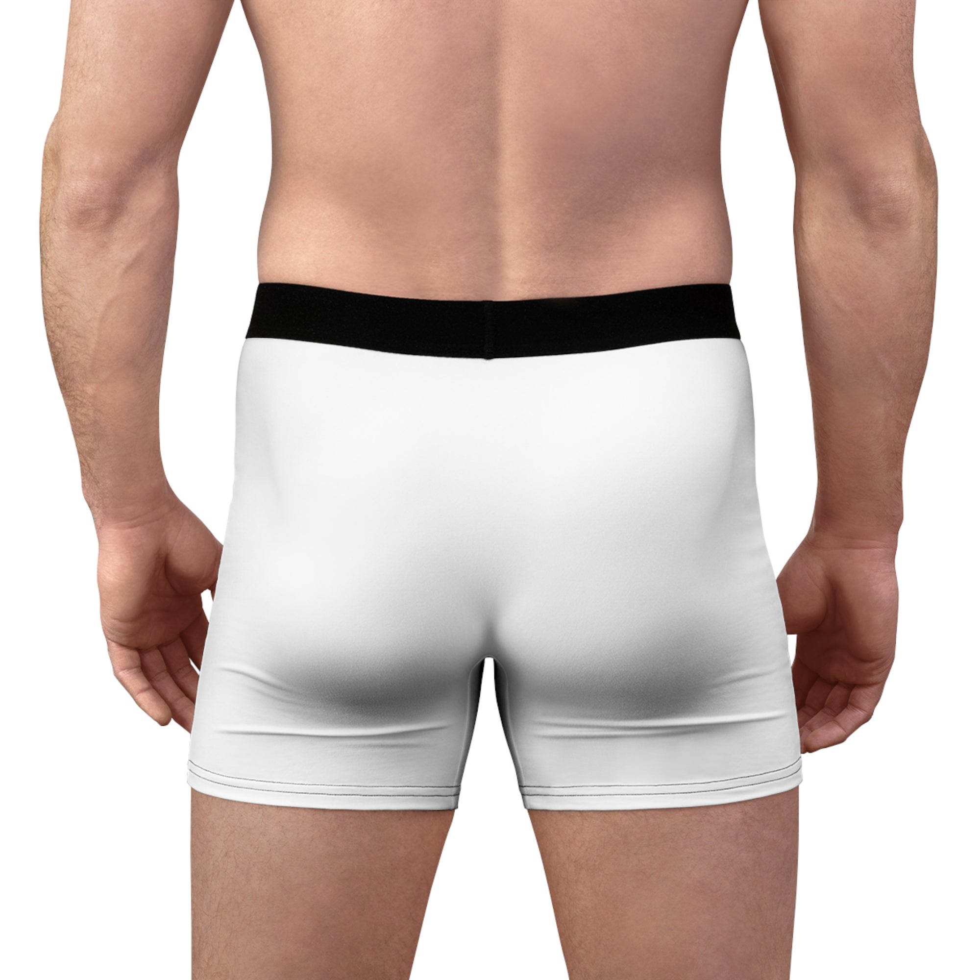 Men's Boxer Briefs with Fun Text - Gift for Him, Unique Loungewear, Comfort Wear, Holiday Gift, Quirky Underwear