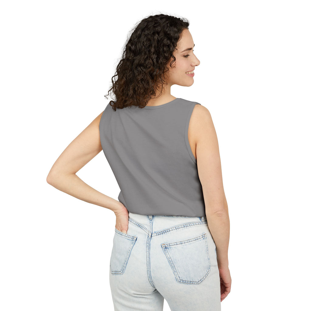Garment-Dyed Tank Top, Summer Casual Wear, Beach Days, Workout Top, Great for Festivals, Unisex Apparel