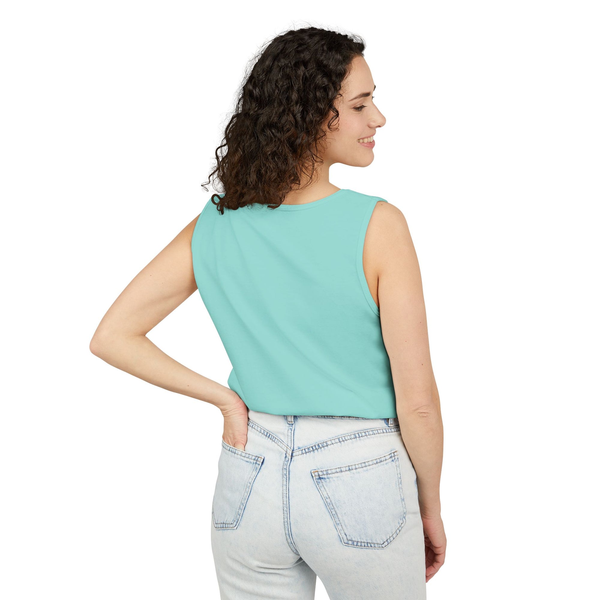 Garment-Dyed Tank Top, Summer Casual Wear, Beach Days, Workout Top, Great for Festivals, Unisex Apparel
