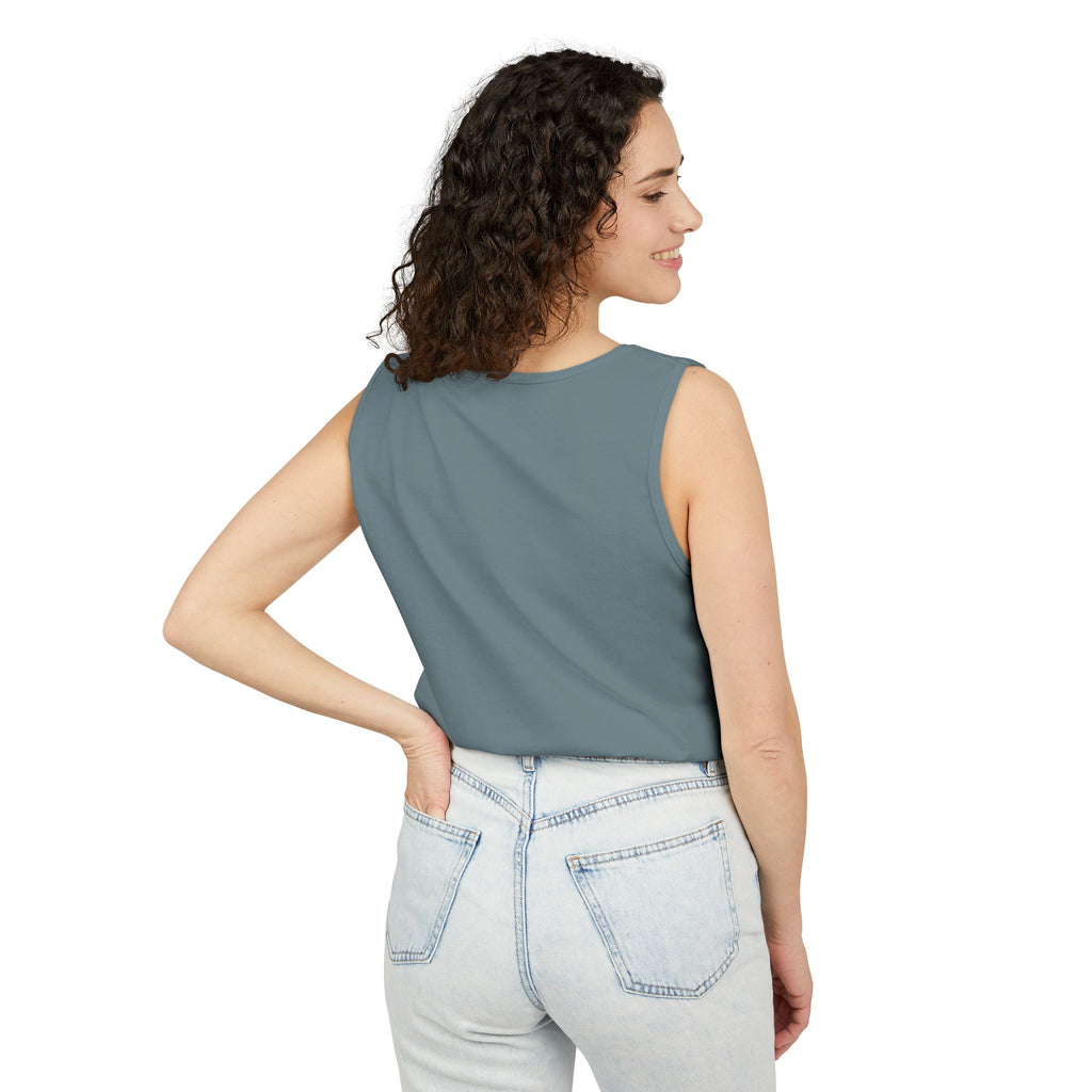 Garment-Dyed Tank Top, Summer Casual Wear, Beach Days, Workout Top, Great for Festivals, Unisex Apparel