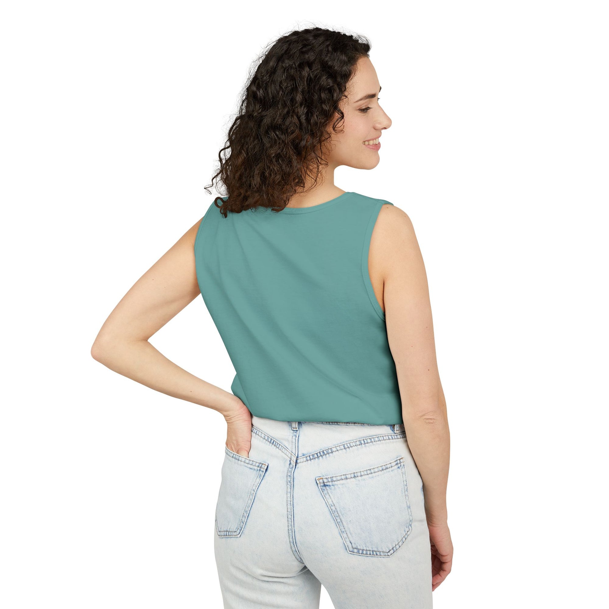 Garment-Dyed Tank Top, Summer Casual Wear, Beach Days, Workout Top, Great for Festivals, Unisex Apparel