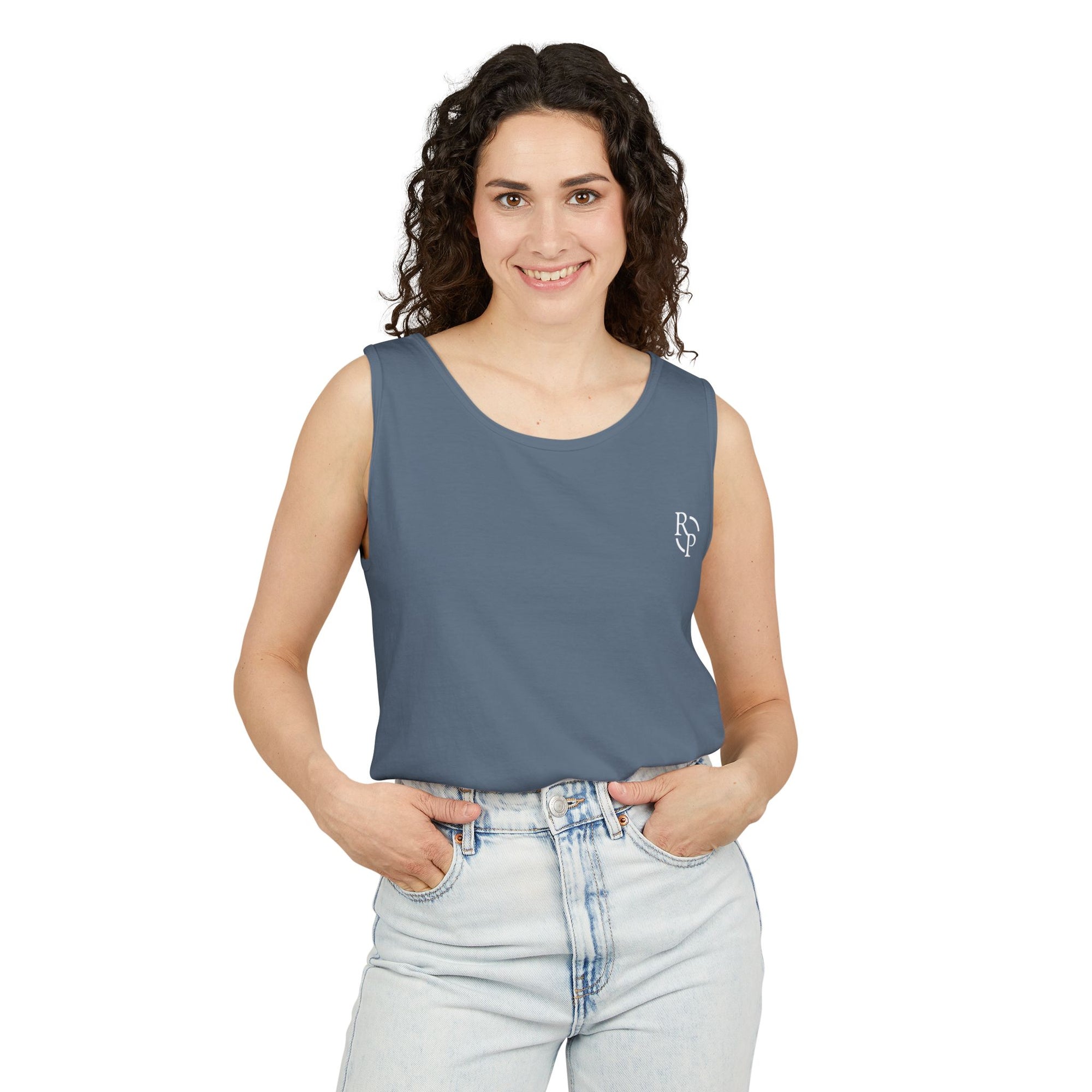 Garment-Dyed Tank Top, Summer Casual Wear, Beach Days, Workout Top, Great for Festivals, Unisex Apparel