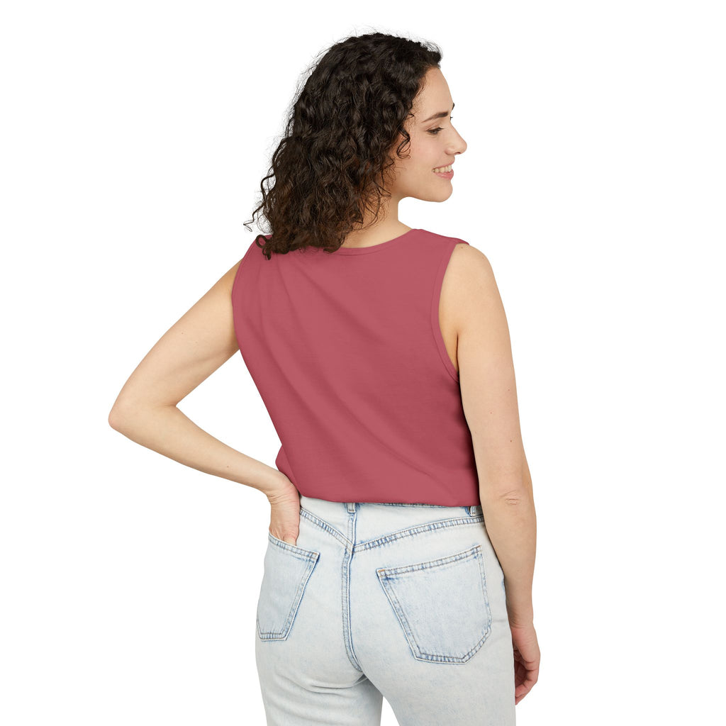 Garment-Dyed Tank Top, Summer Casual Wear, Beach Days, Workout Top, Great for Festivals, Unisex Apparel
