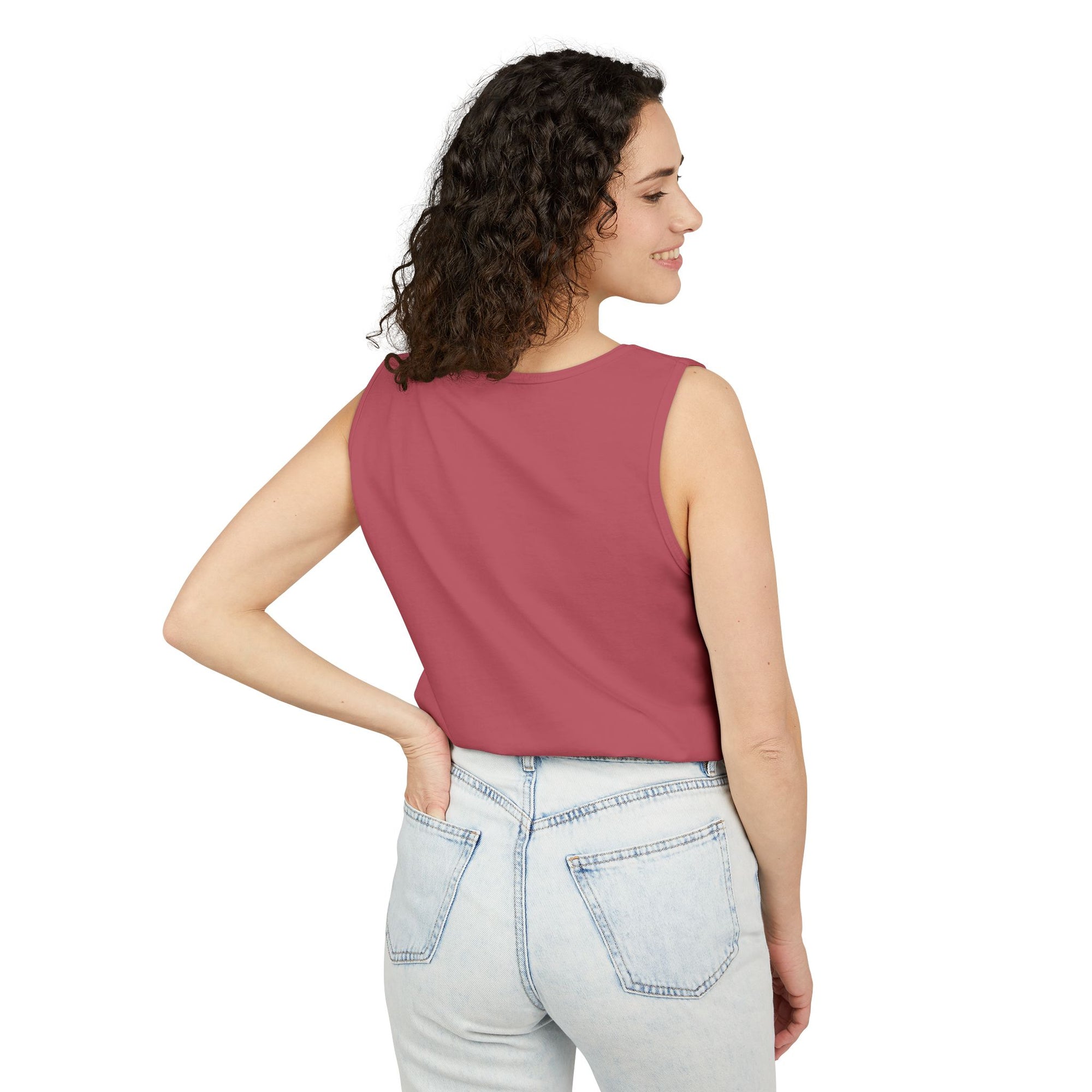 Garment-Dyed Tank Top, Summer Casual Wear, Beach Days, Workout Top, Great for Festivals, Unisex Apparel