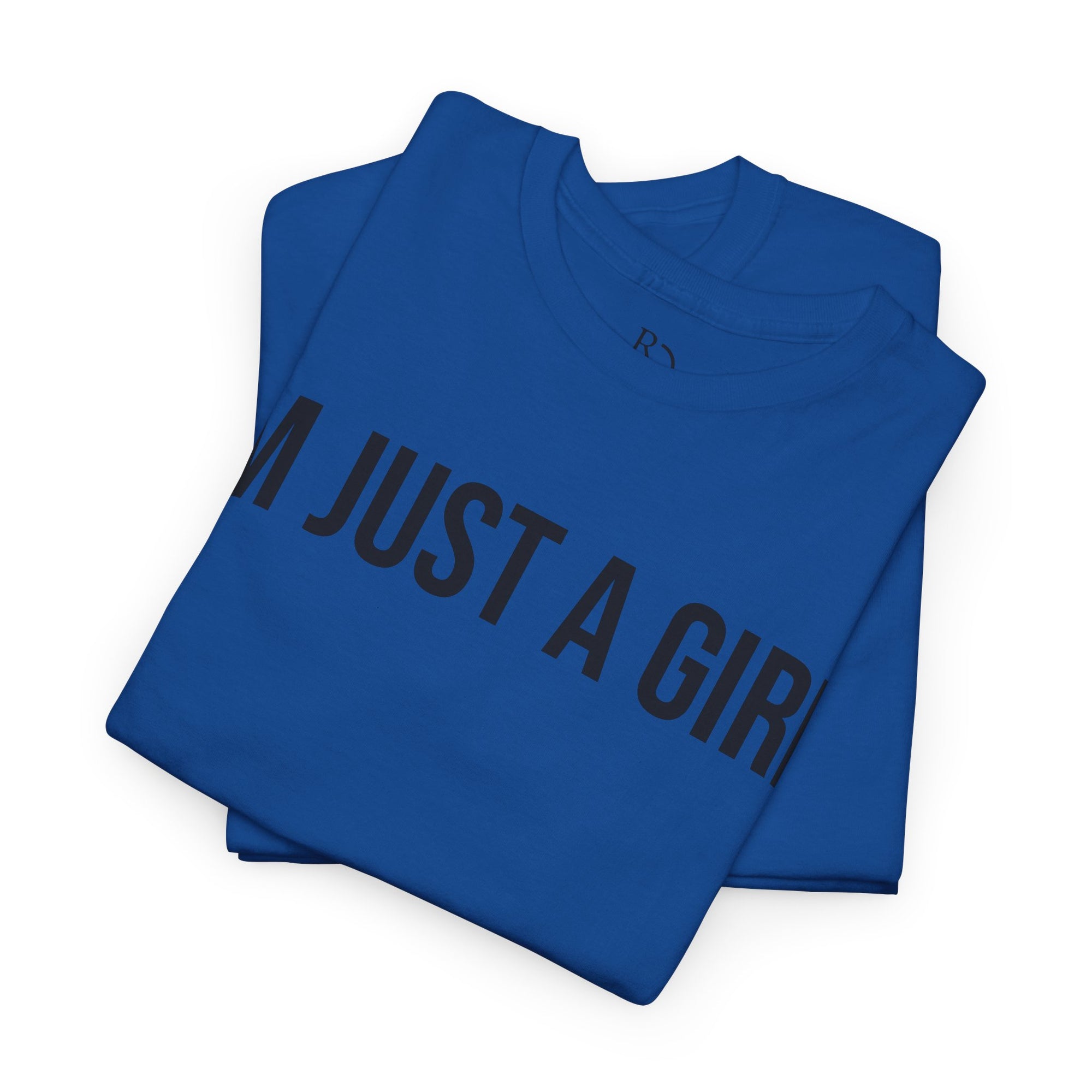 Unisex Heavy Cotton Tee - 'I'm Just a Girl' | Casual Comfort, Perfect Gift, Everyday Wear, Birthday, Confidence Tee