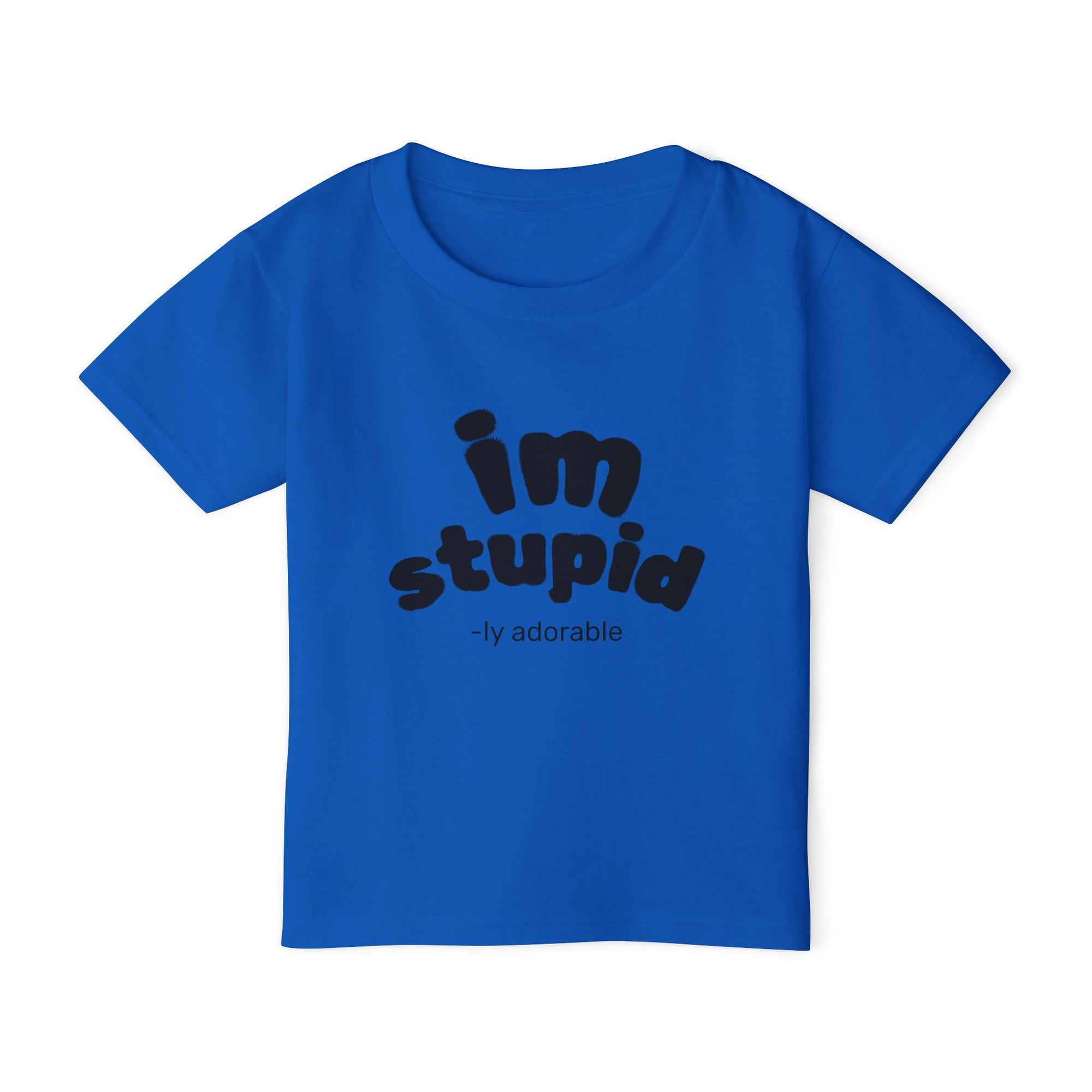 Playful Toddler T-Shirt: 'I'm Stupid-ly Adorable' Humor Gift for Kids, Cute Birthday Shirt, Funny Parenting Apparel, Baby Shower Gift, [...]