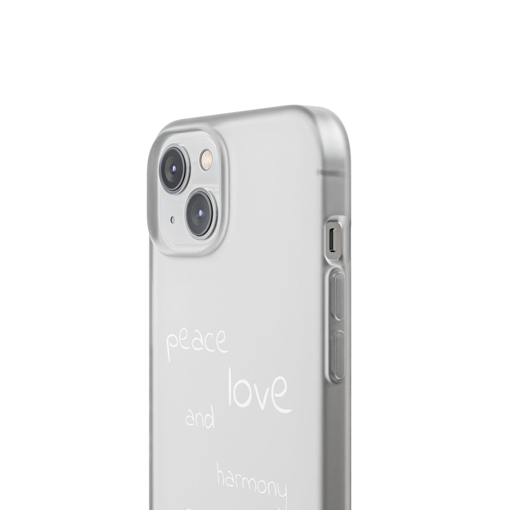 Customizable Flexi Phone Cases, Clear Soft Phone Cover, Gift for Tech Lovers, All-Occasion Phone Accessory, Personalized Mobile Case