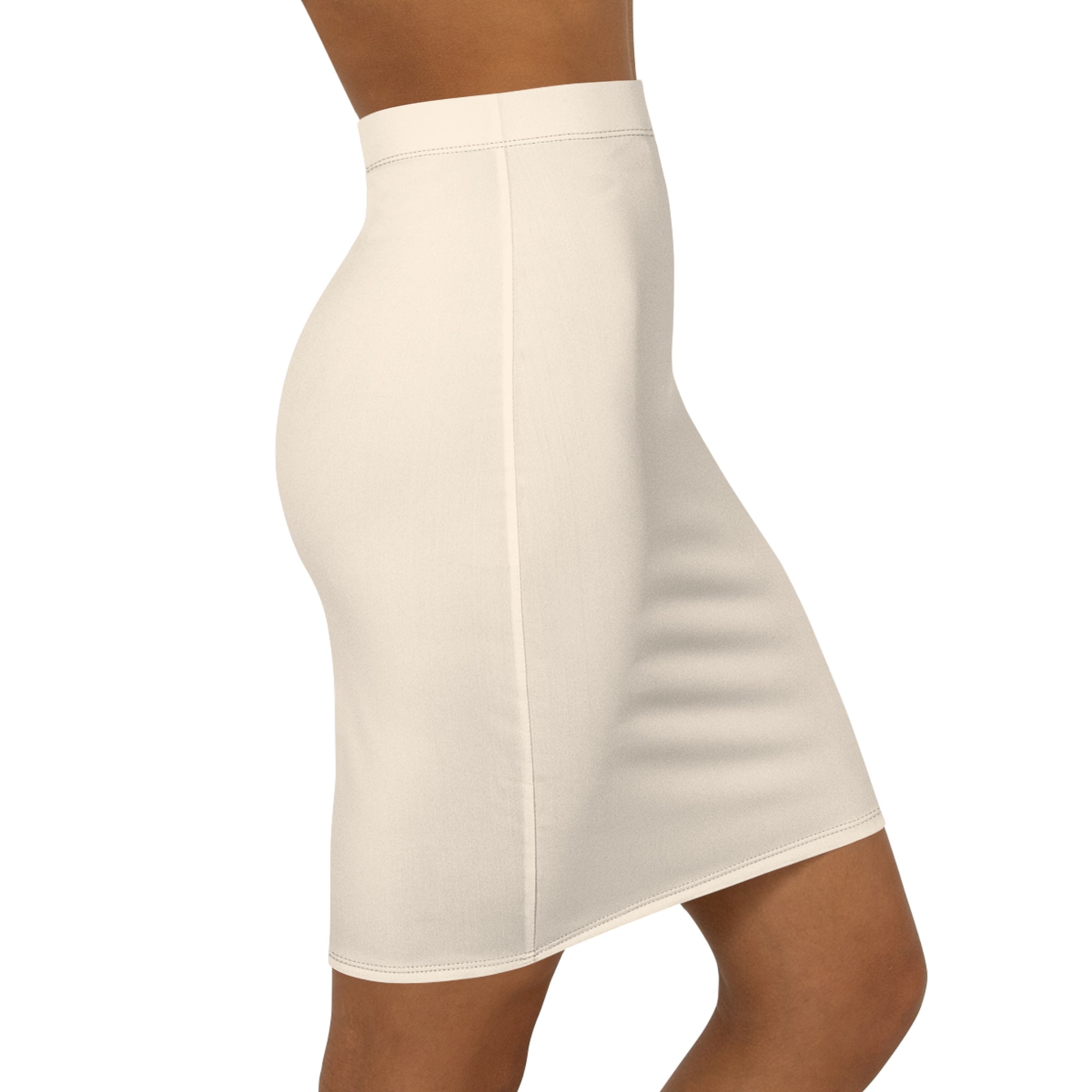 Chic Women's Mid-Waist Pencil Skirt, Stylish Skirt for Work, Date Night, and Special Occasions, Versatile Fashion Piece, Trendy AOP Design