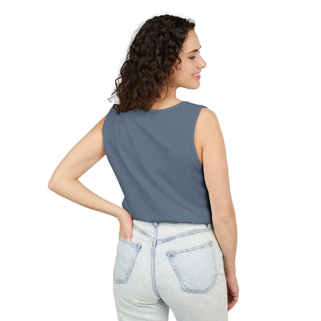 Garment-Dyed Tank Top, Summer Casual Wear, Beach Days, Workout Top, Great for Festivals, Unisex Apparel