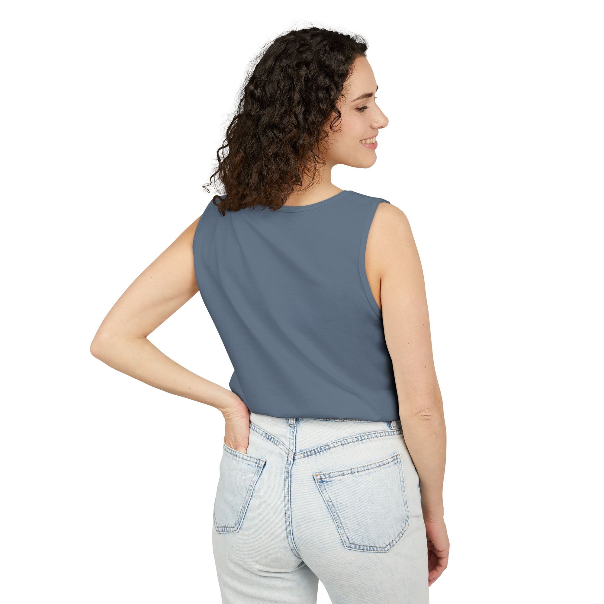 Garment-Dyed Tank Top, Summer Casual Wear, Beach Days, Workout Top, Great for Festivals, Unisex Apparel