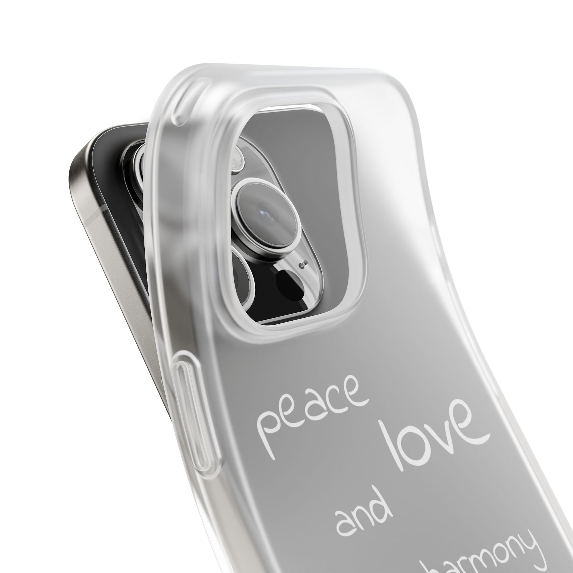 Customizable Flexi Phone Cases, Clear Soft Phone Cover, Gift for Tech Lovers, All-Occasion Phone Accessory, Personalized Mobile Case