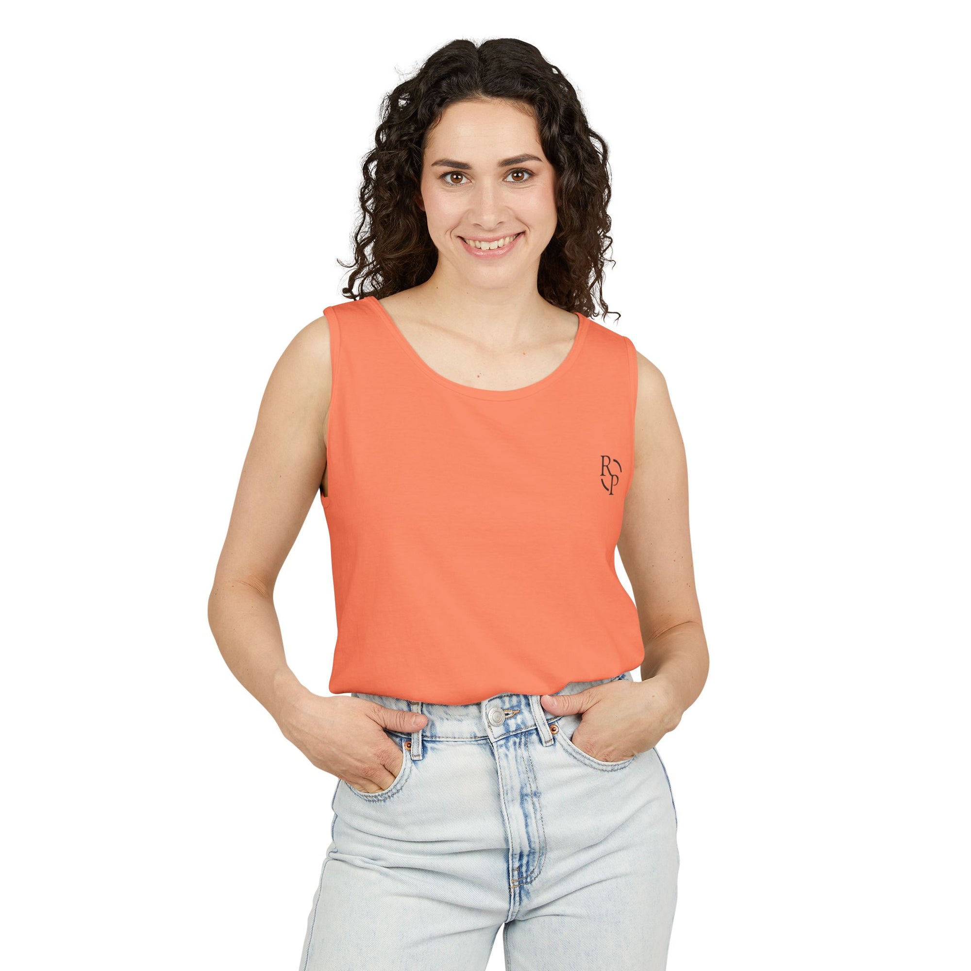 Garment-Dyed Tank Top, Summer Casual Wear, Beach Days, Workout Top, Great for Festivals, Unisex Apparel