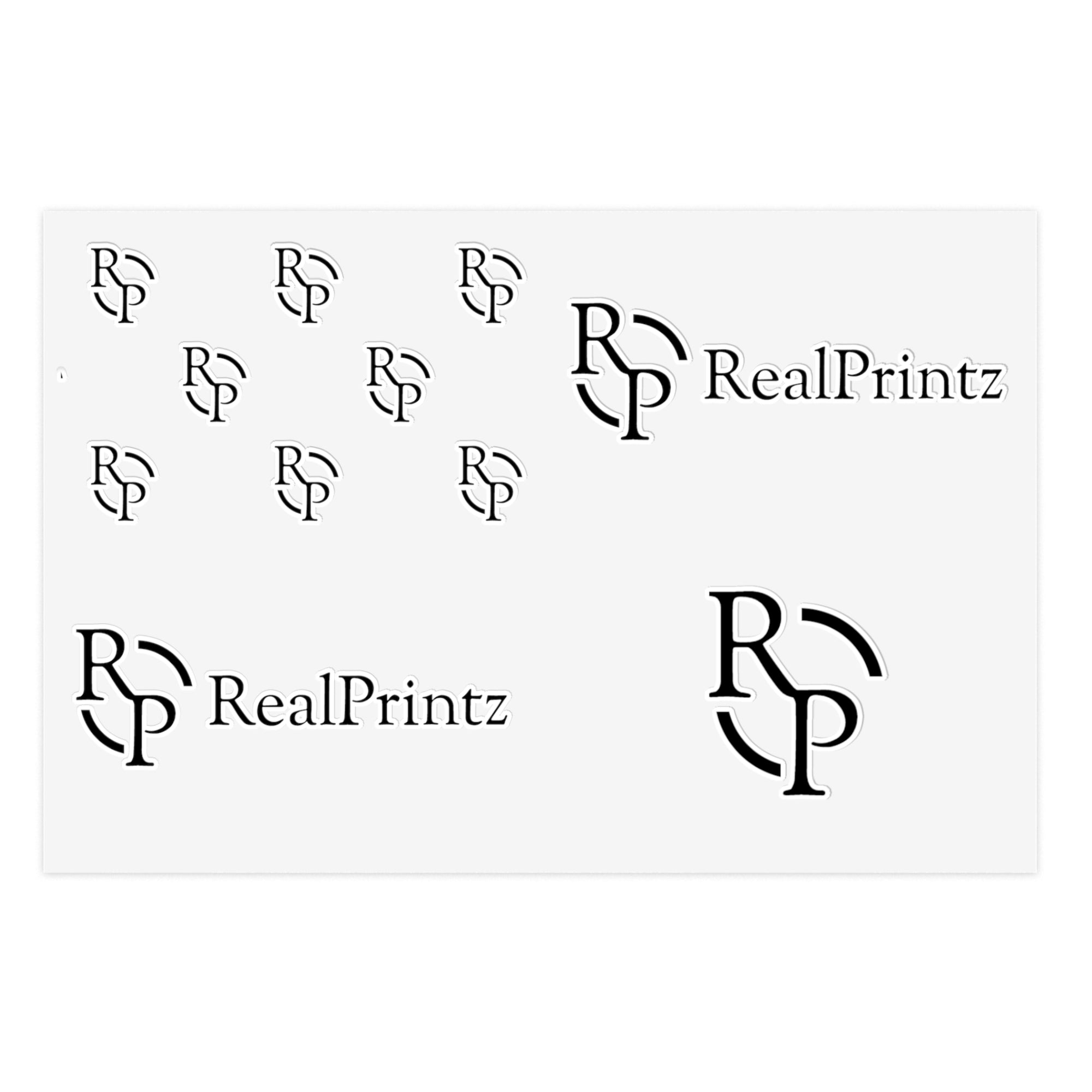 Custom Logo Sticker Sheets, Office Decor, Personalized Stickers, Branding Supplies, Creative Gift Ideas