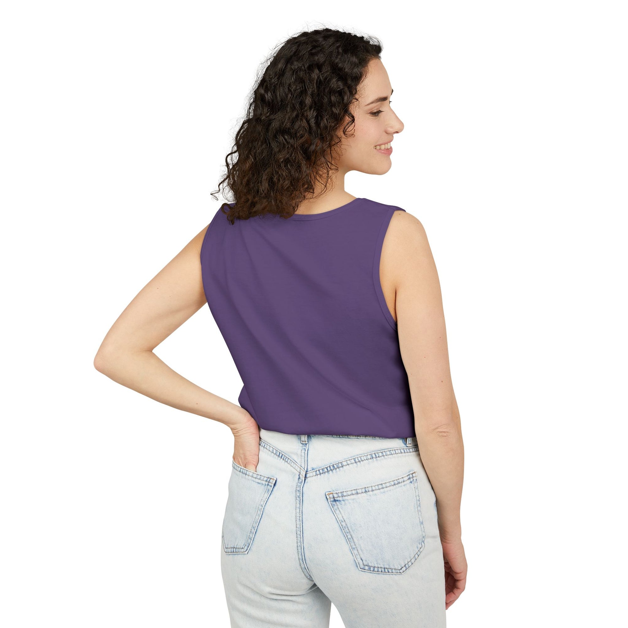 Garment-Dyed Tank Top, Summer Casual Wear, Beach Days, Workout Top, Great for Festivals, Unisex Apparel