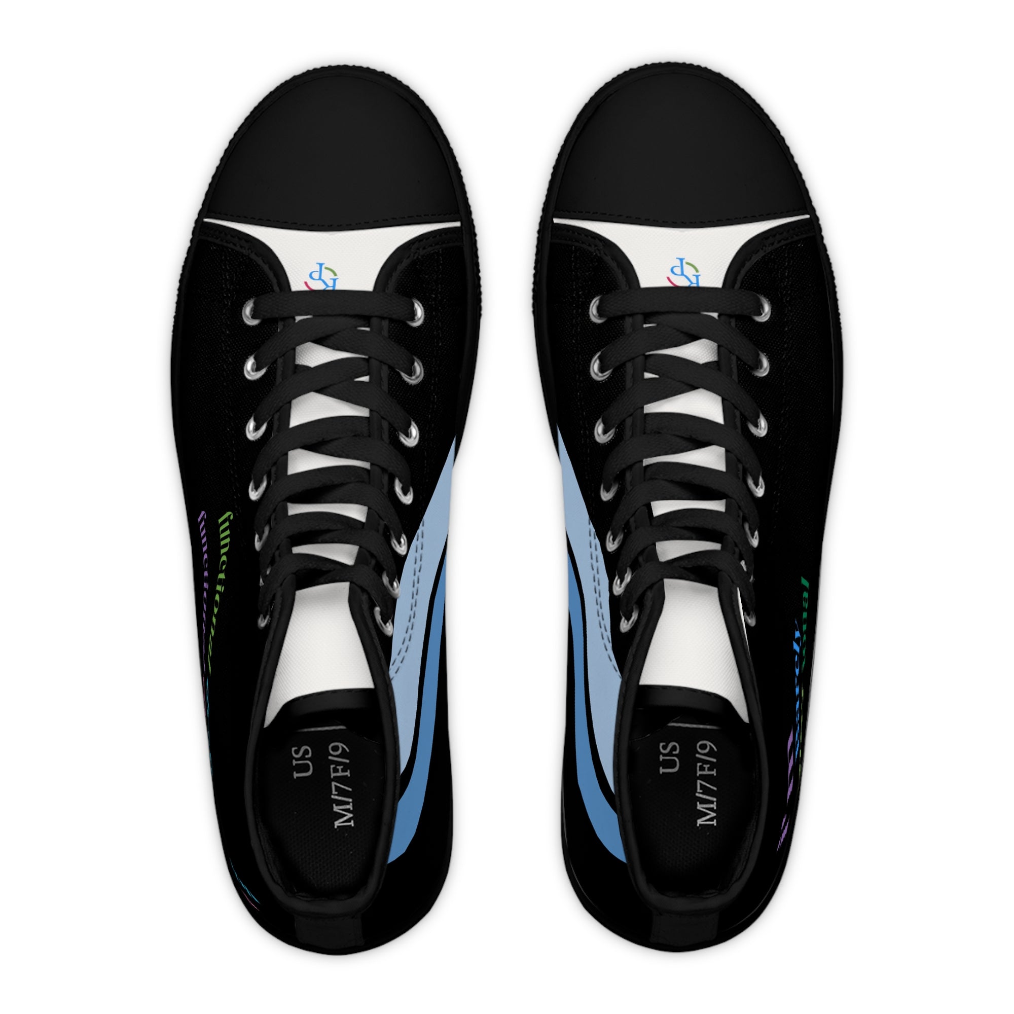 Trendy Women's High Top Sneakers - I'm Barely Functional, Cute Casual Footwear, Everyday Style, Gift for Her, Unique Fashion Statement
