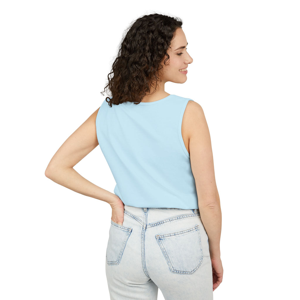 Garment-Dyed Tank Top, Summer Casual Wear, Beach Days, Workout Top, Great for Festivals, Unisex Apparel
