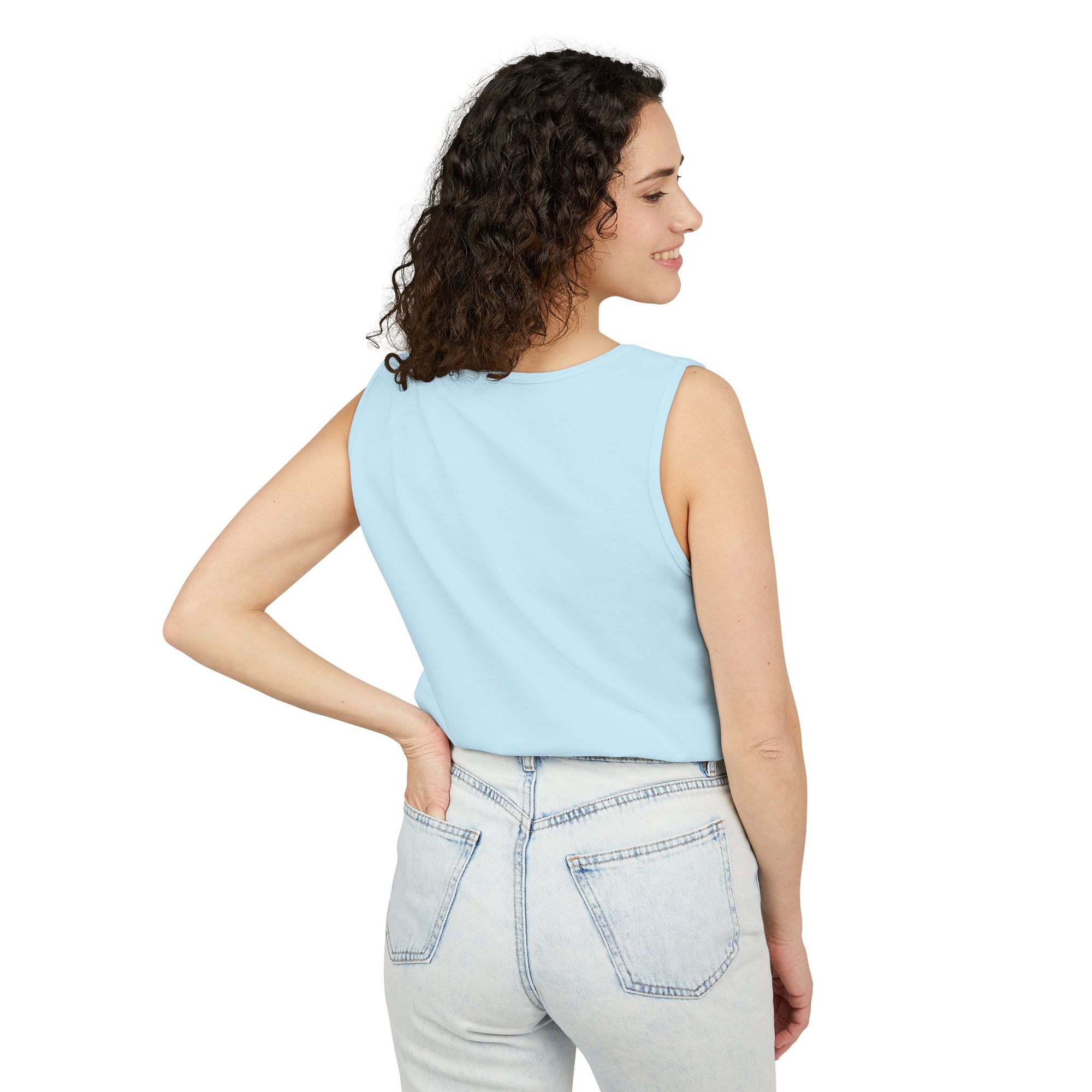 Garment-Dyed Tank Top, Summer Casual Wear, Beach Days, Workout Top, Great for Festivals, Unisex Apparel