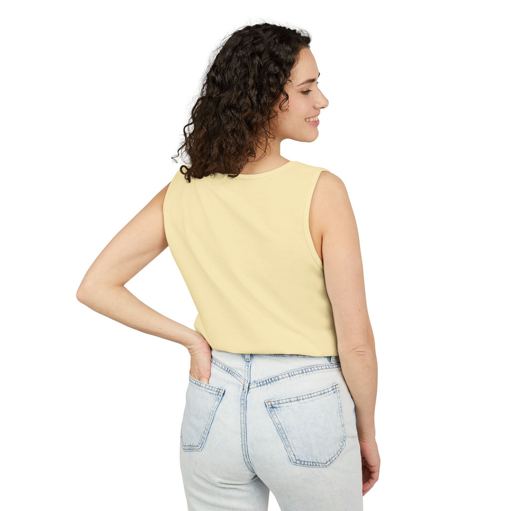 Garment-Dyed Tank Top, Summer Casual Wear, Beach Days, Workout Top, Great for Festivals, Unisex Apparel
