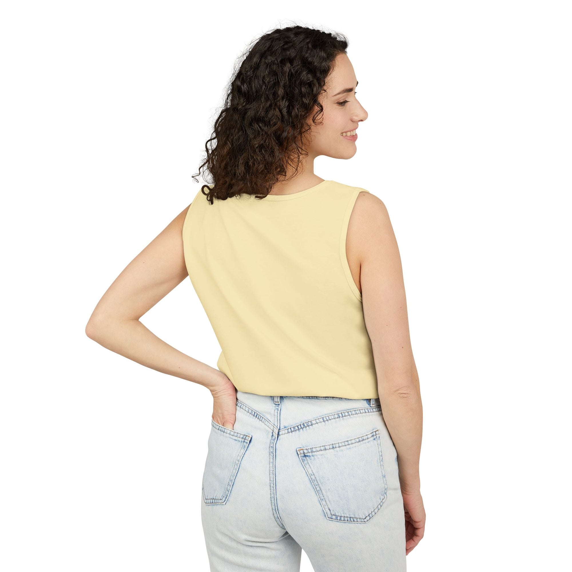 Garment-Dyed Tank Top, Summer Casual Wear, Beach Days, Workout Top, Great for Festivals, Unisex Apparel