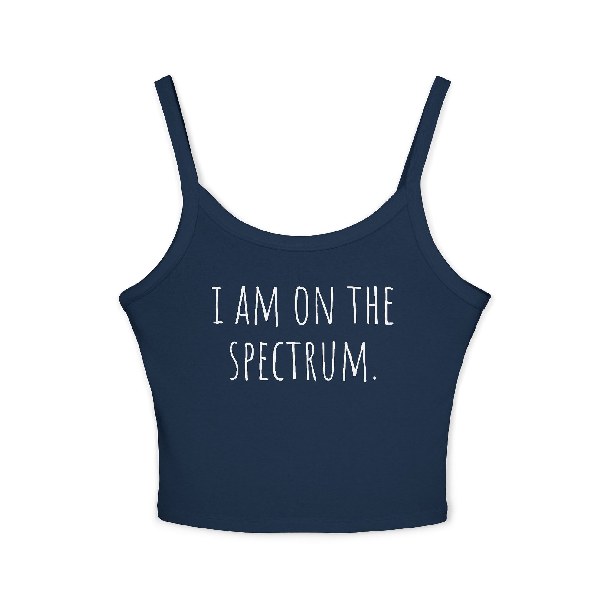 Women's Spaghetti Strap Tank Top for Self-Expression | Casual Summer Wear, LGBTQ+ Pride, Mental Health Awareness, Everyday Comfort