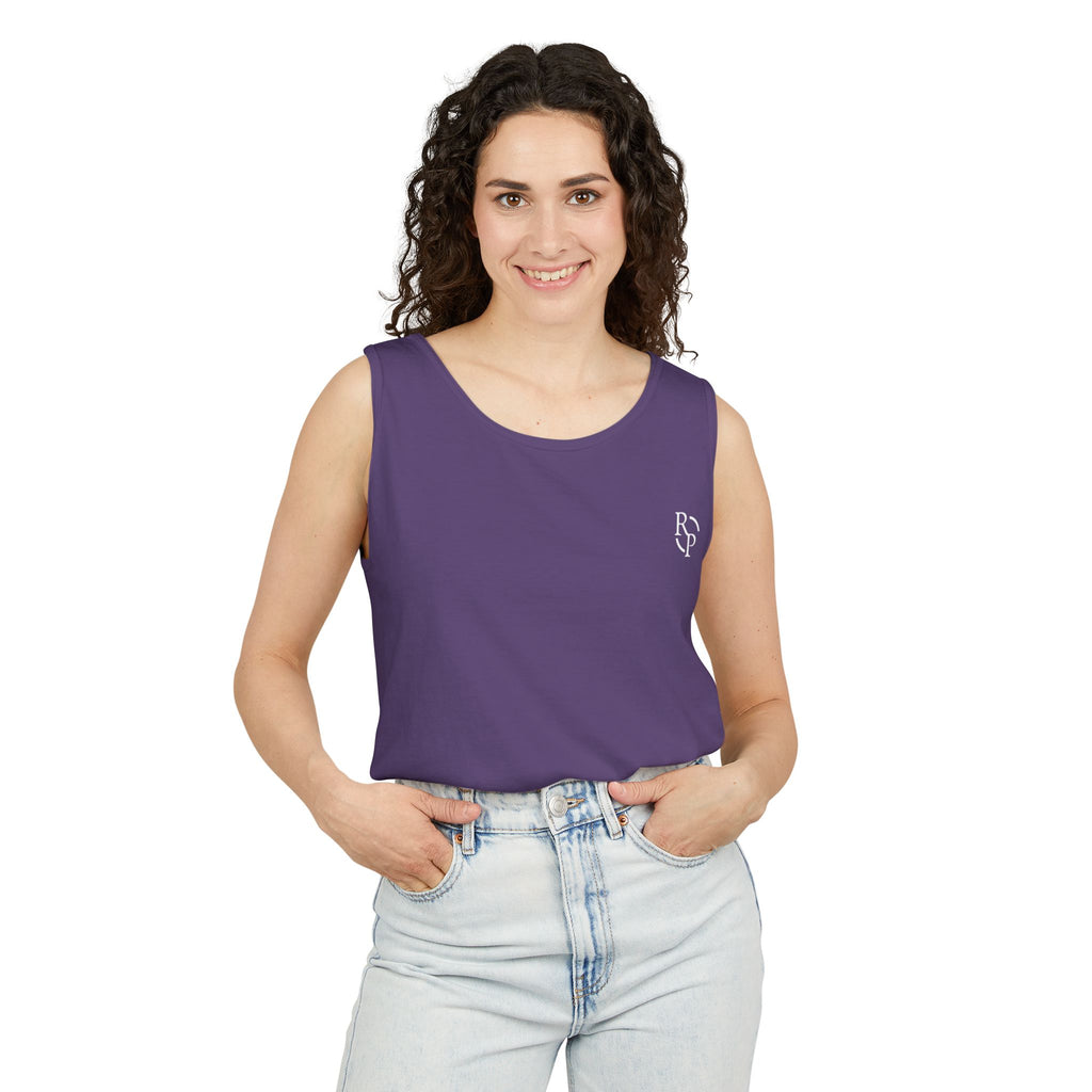 Garment-Dyed Tank Top, Summer Casual Wear, Beach Days, Workout Top, Great for Festivals, Unisex Apparel