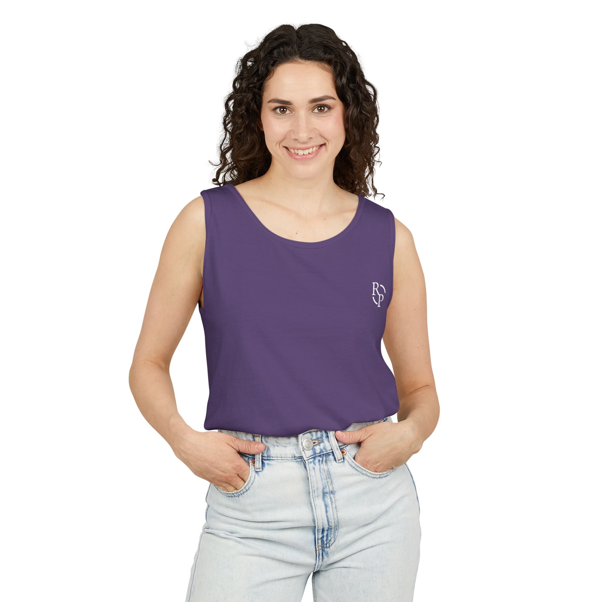 Garment-Dyed Tank Top, Summer Casual Wear, Beach Days, Workout Top, Great for Festivals, Unisex Apparel