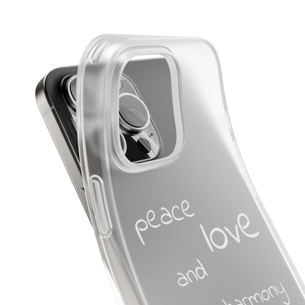Customizable Flexi Phone Cases, Clear Soft Phone Cover, Gift for Tech Lovers, All-Occasion Phone Accessory, Personalized Mobile Case